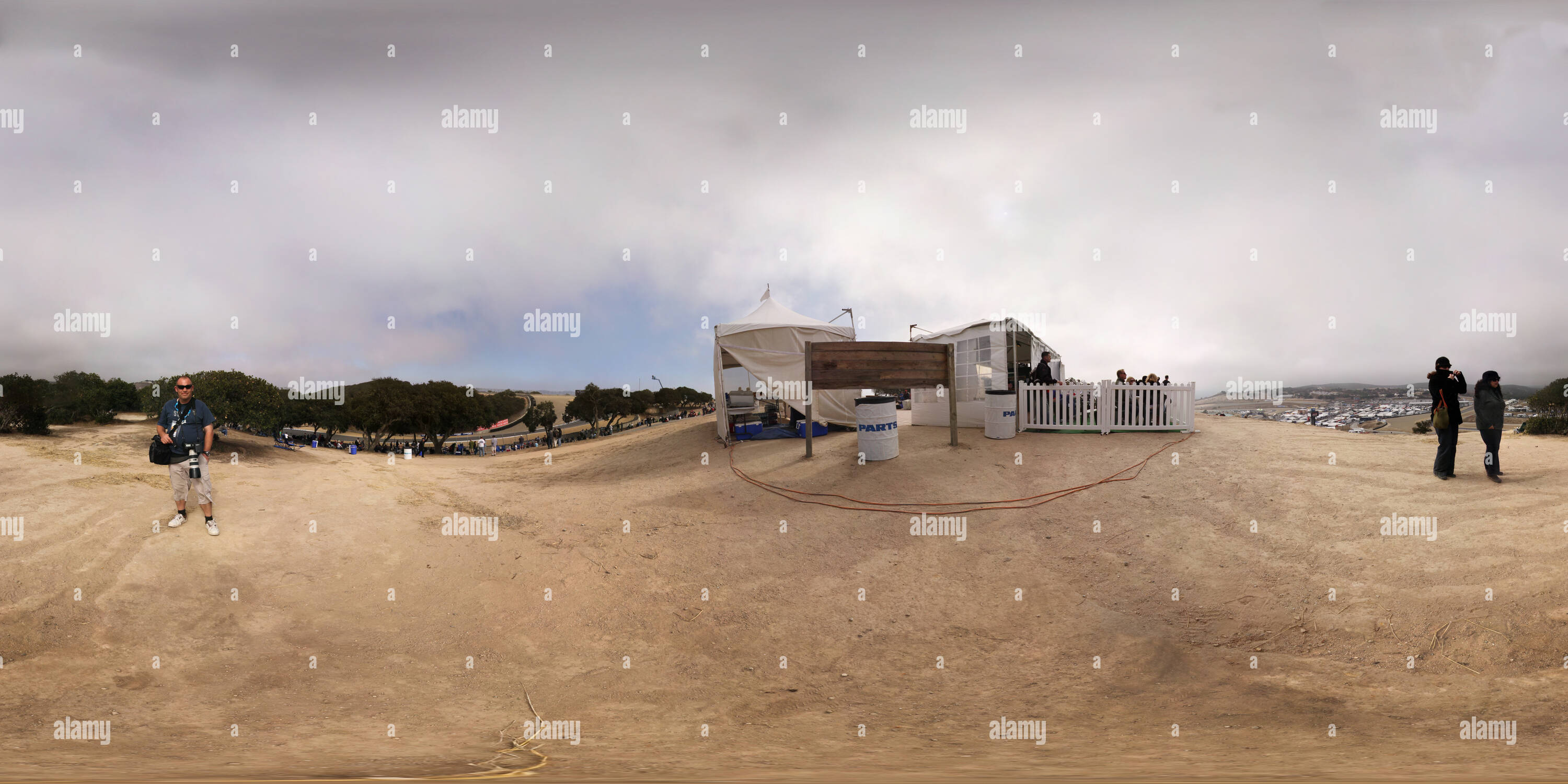 360 Grad Panorama Ansicht von Laguna Seca Korkenzieher