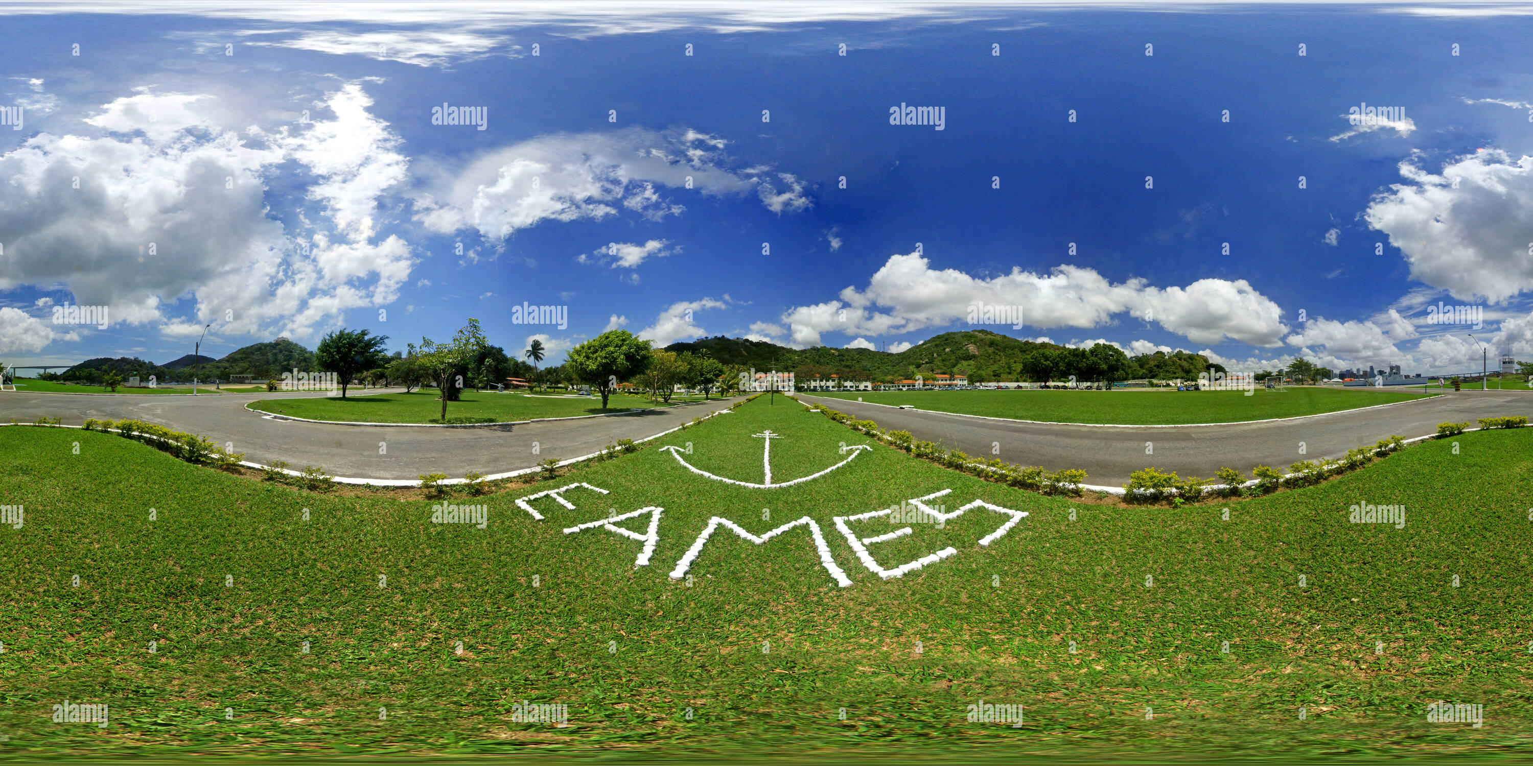 360 Grad Panorama Ansicht von A Escola de Aprendizes-Marinheiros do Espírito Santo