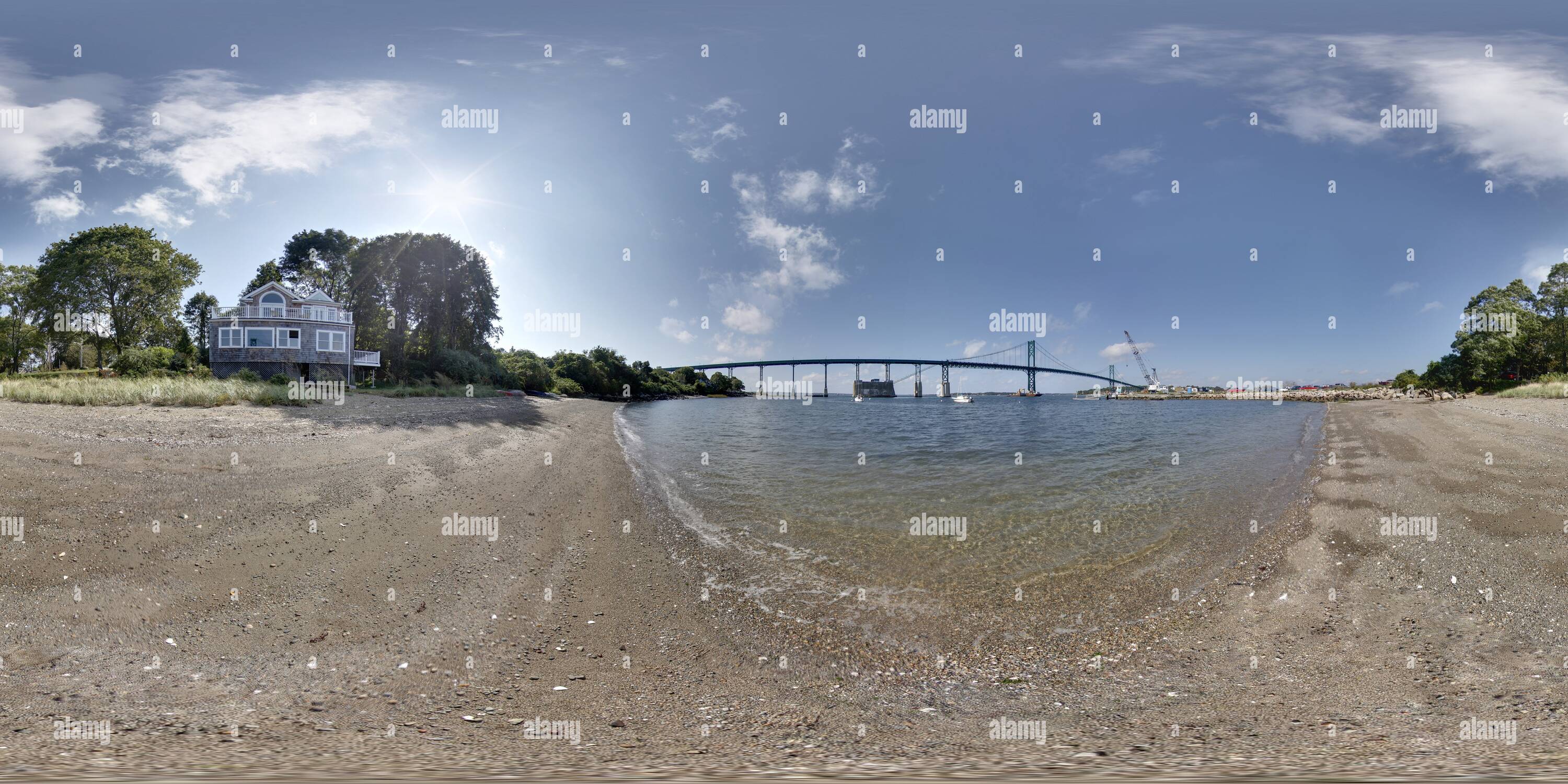 360 Grad Panorama Ansicht von Mt Hope Bridge