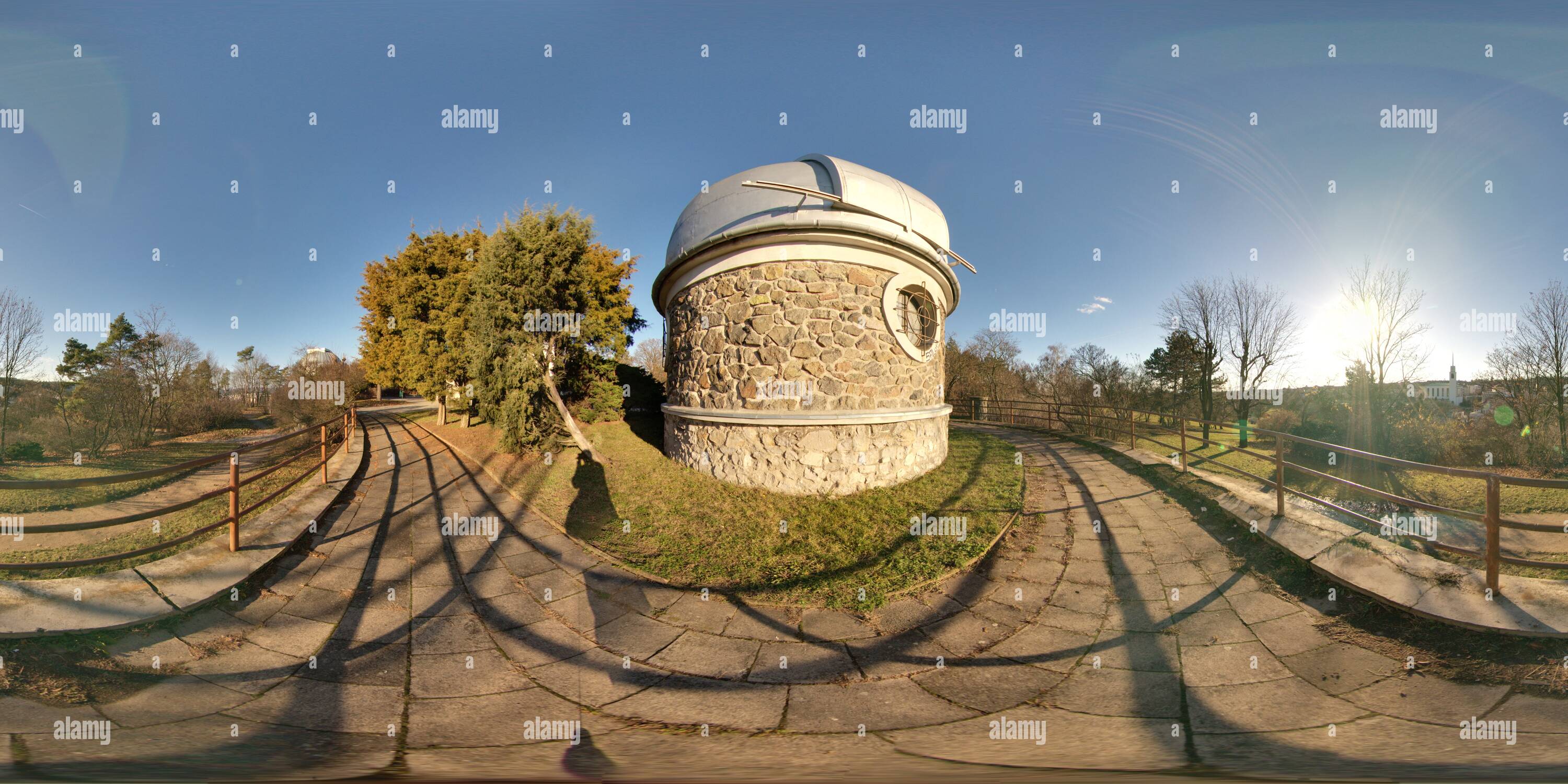 360 Grad Panorama Ansicht von Der Nikolaus Kopernikus Sternwarte und Planetarium