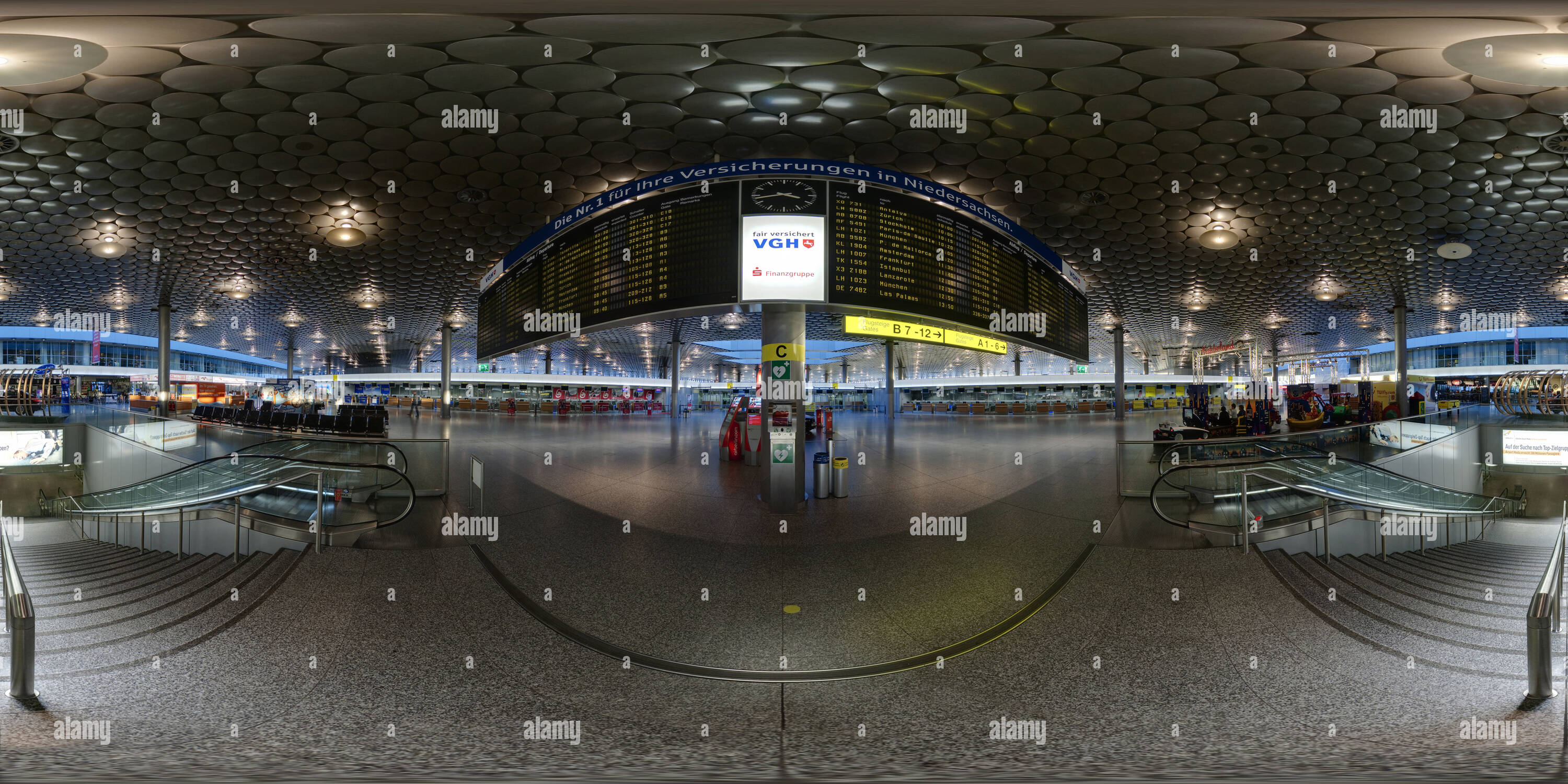 360 °-Ansicht Auf Der Hannover Airport. Die Anschlußklemme C ...