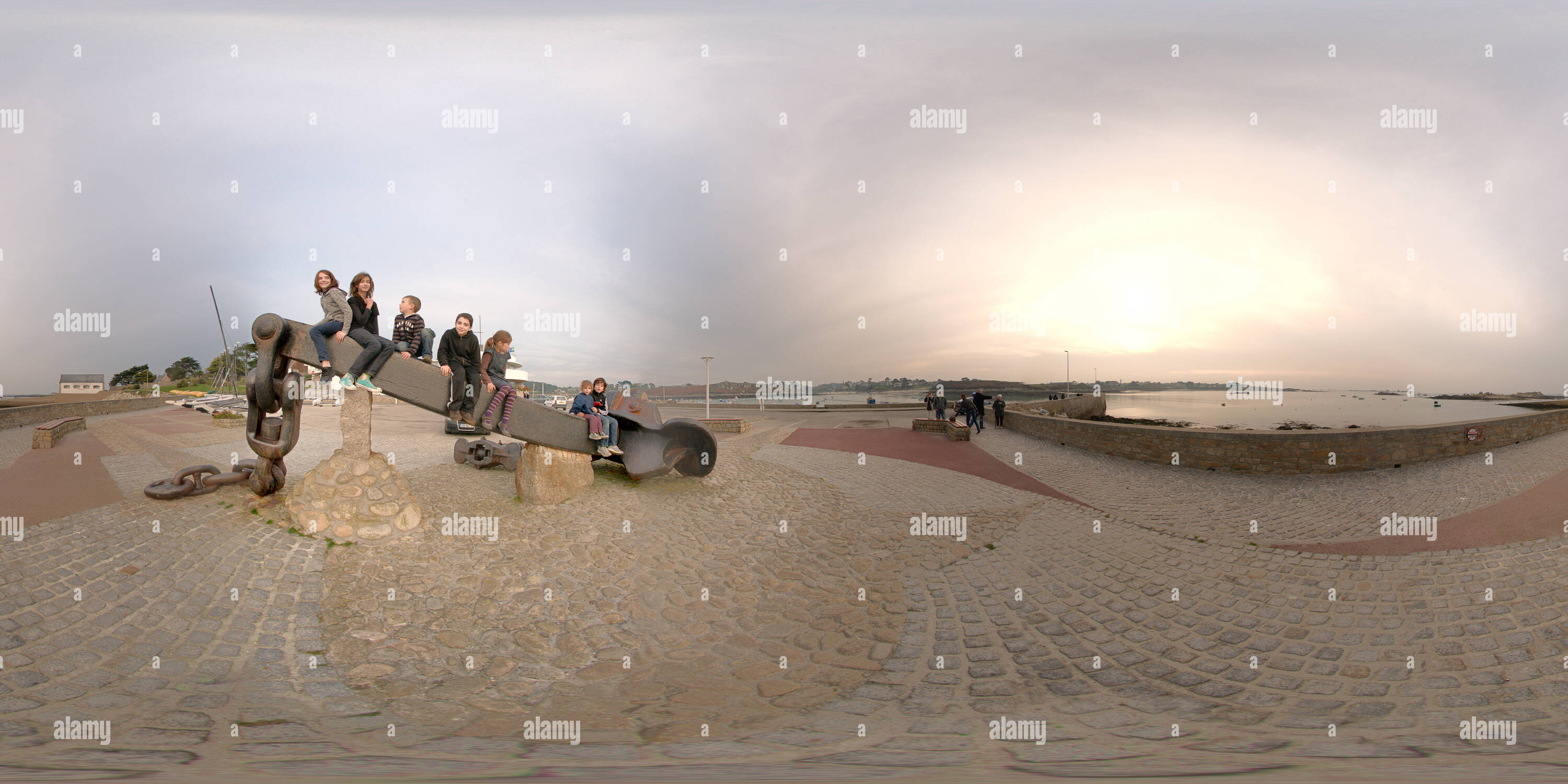 360 Grad Panorama Ansicht von L Etoile de l Amoco Cadiz