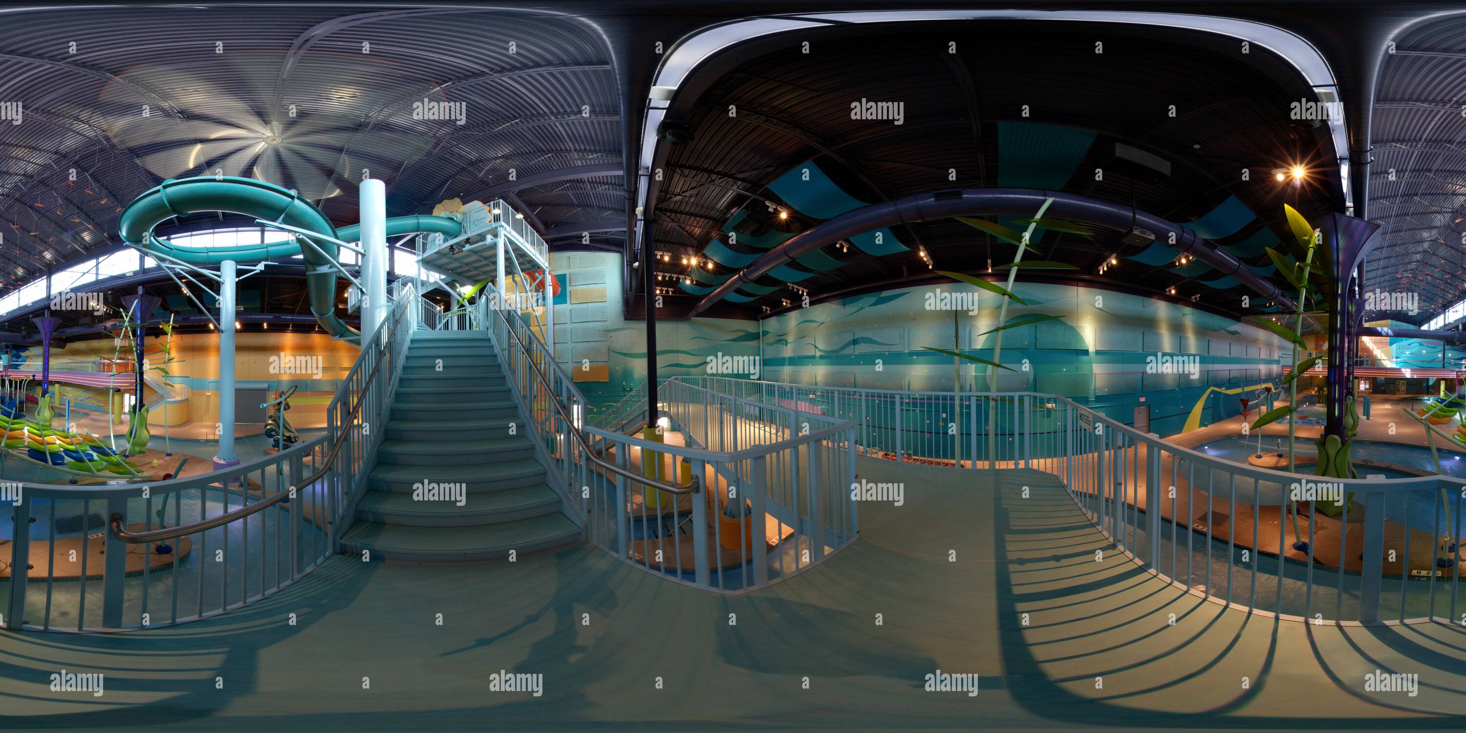 360 °Ansicht auf Albuquerque Radisson Hotel New Indoor Waterpark 4 Alamy