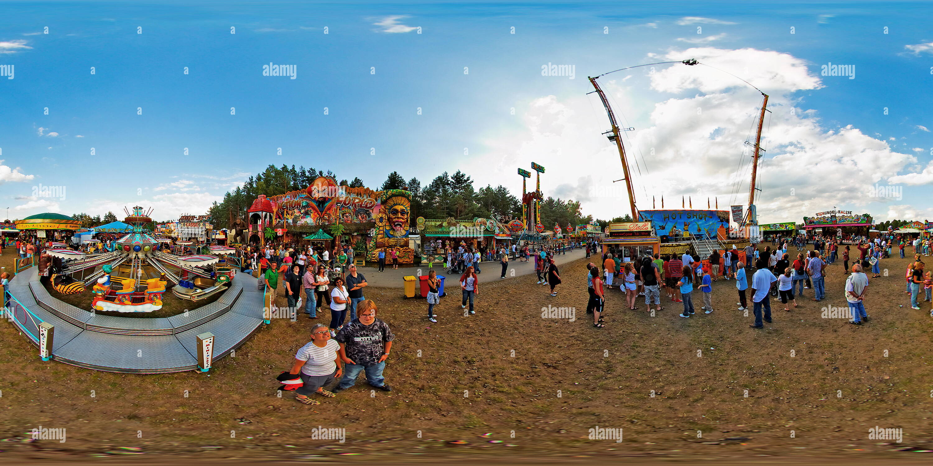 360 Grad Panorama Ansicht von Hotshot