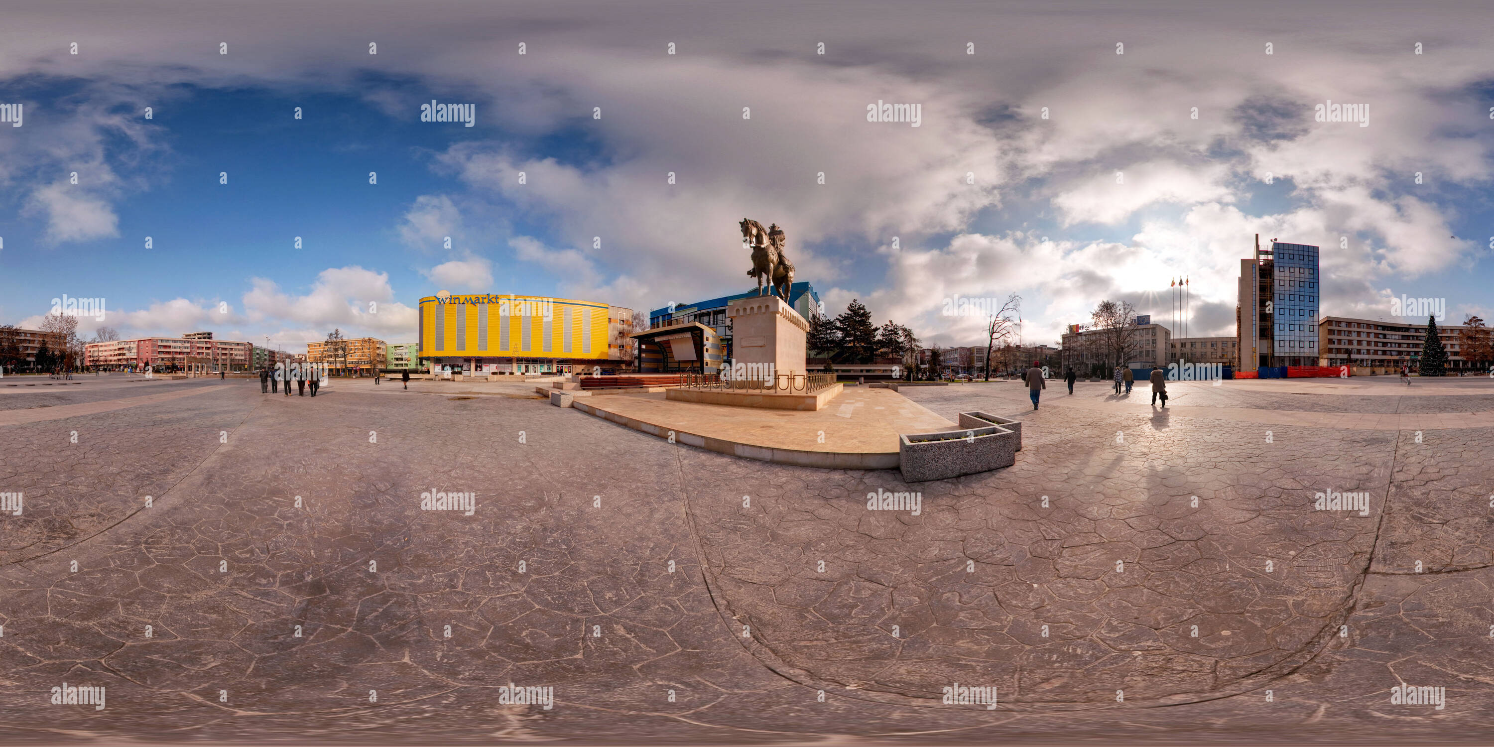 360 Grad Panorama Ansicht von Die Innenstadt von Tulcea