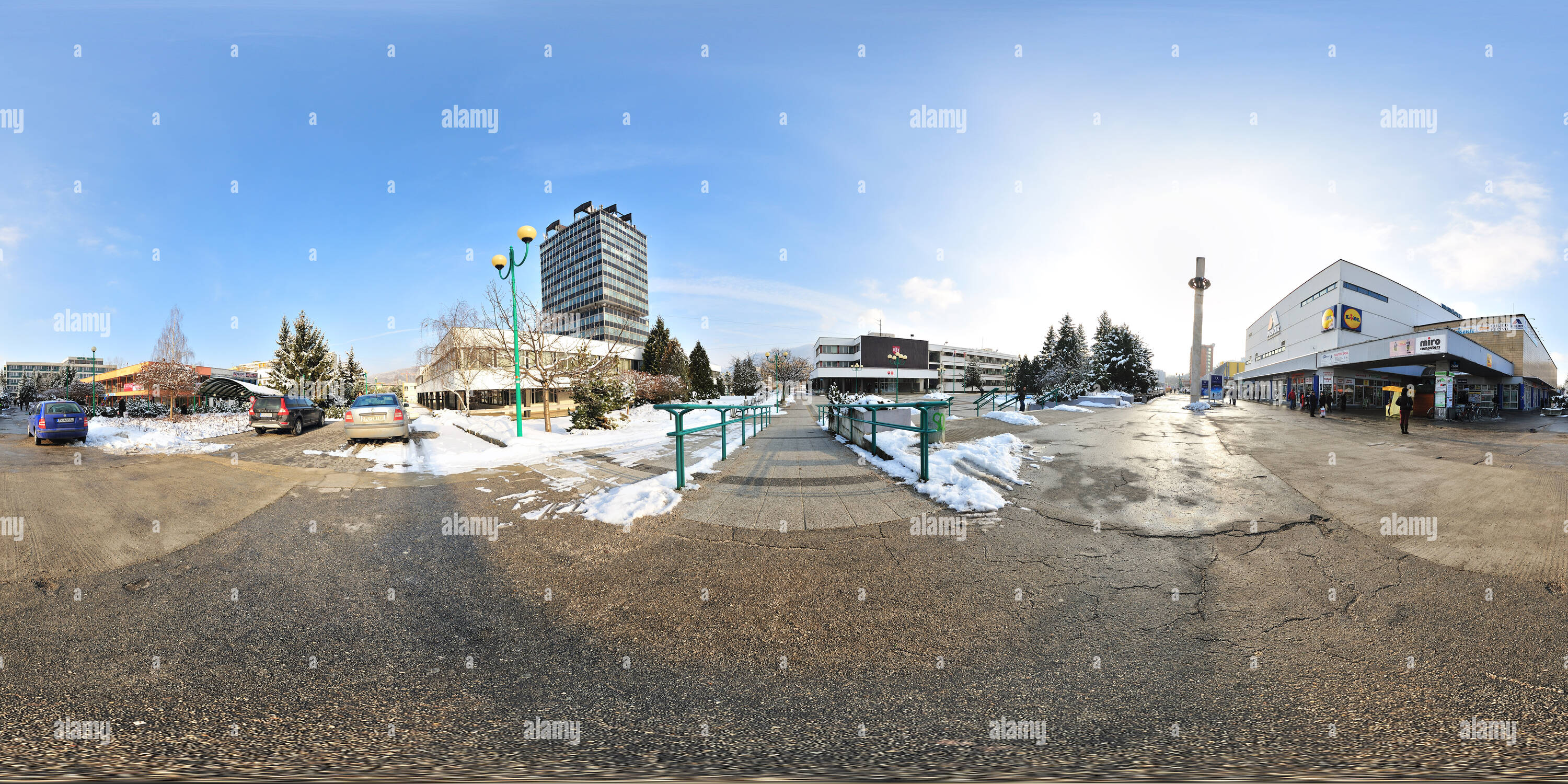 360 Grad Panorama Ansicht von Považska Bystrica-centrum