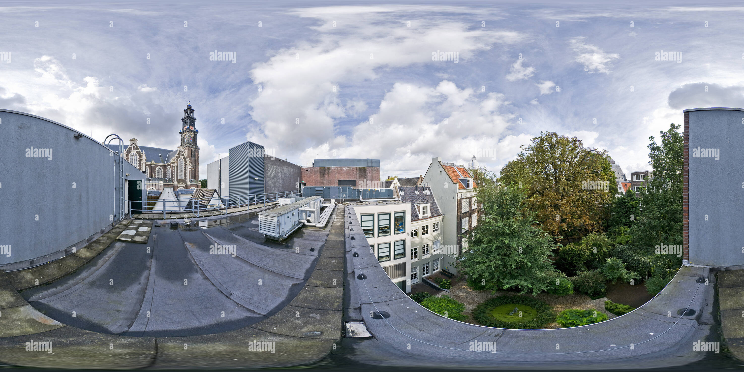 360 Grad Panorama Ansicht von Anne-Frank-Haus Amsterdam
