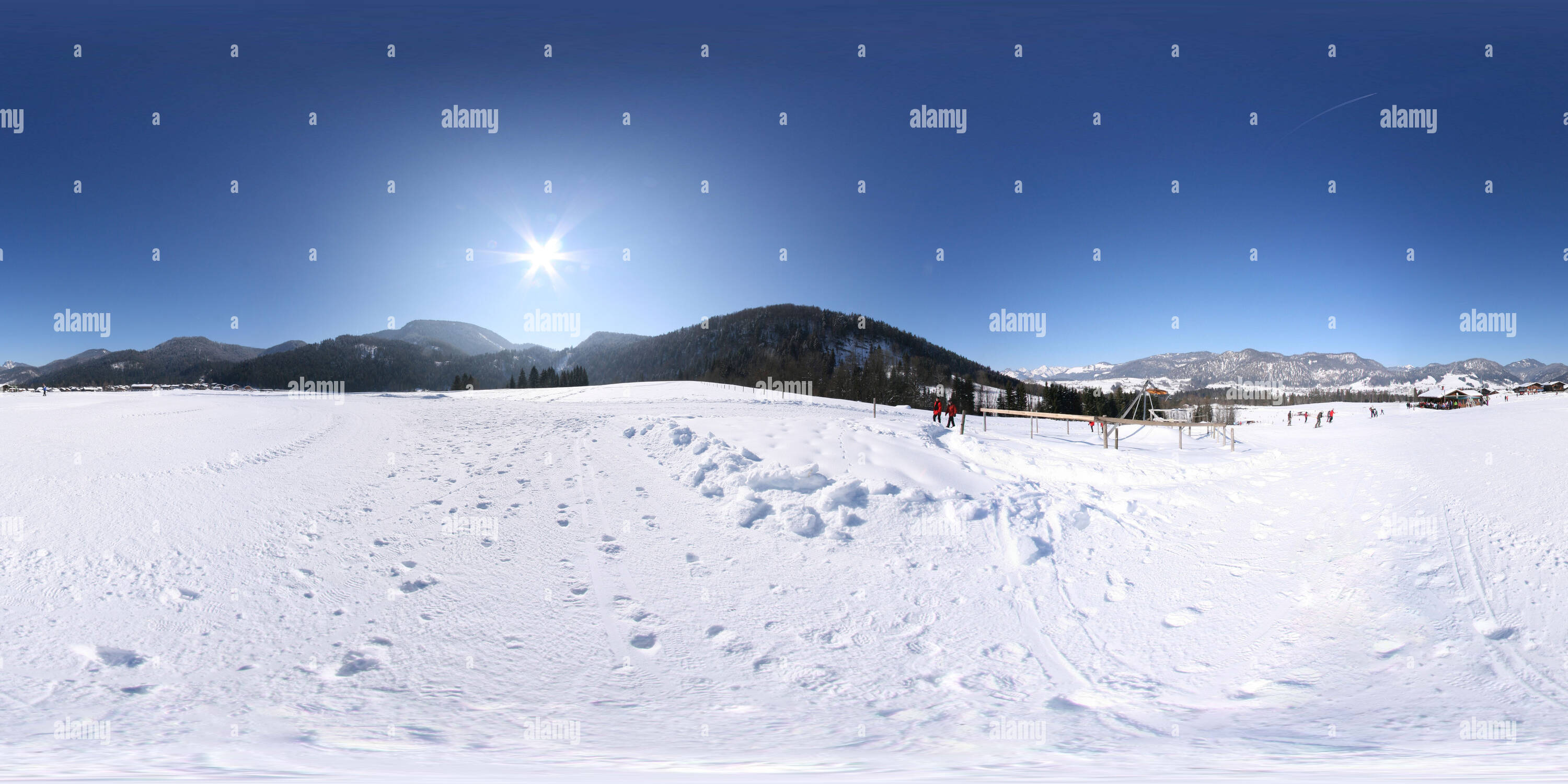360 Grad Panorama Ansicht von Reit im Winkl - blindau Benzeck Heben