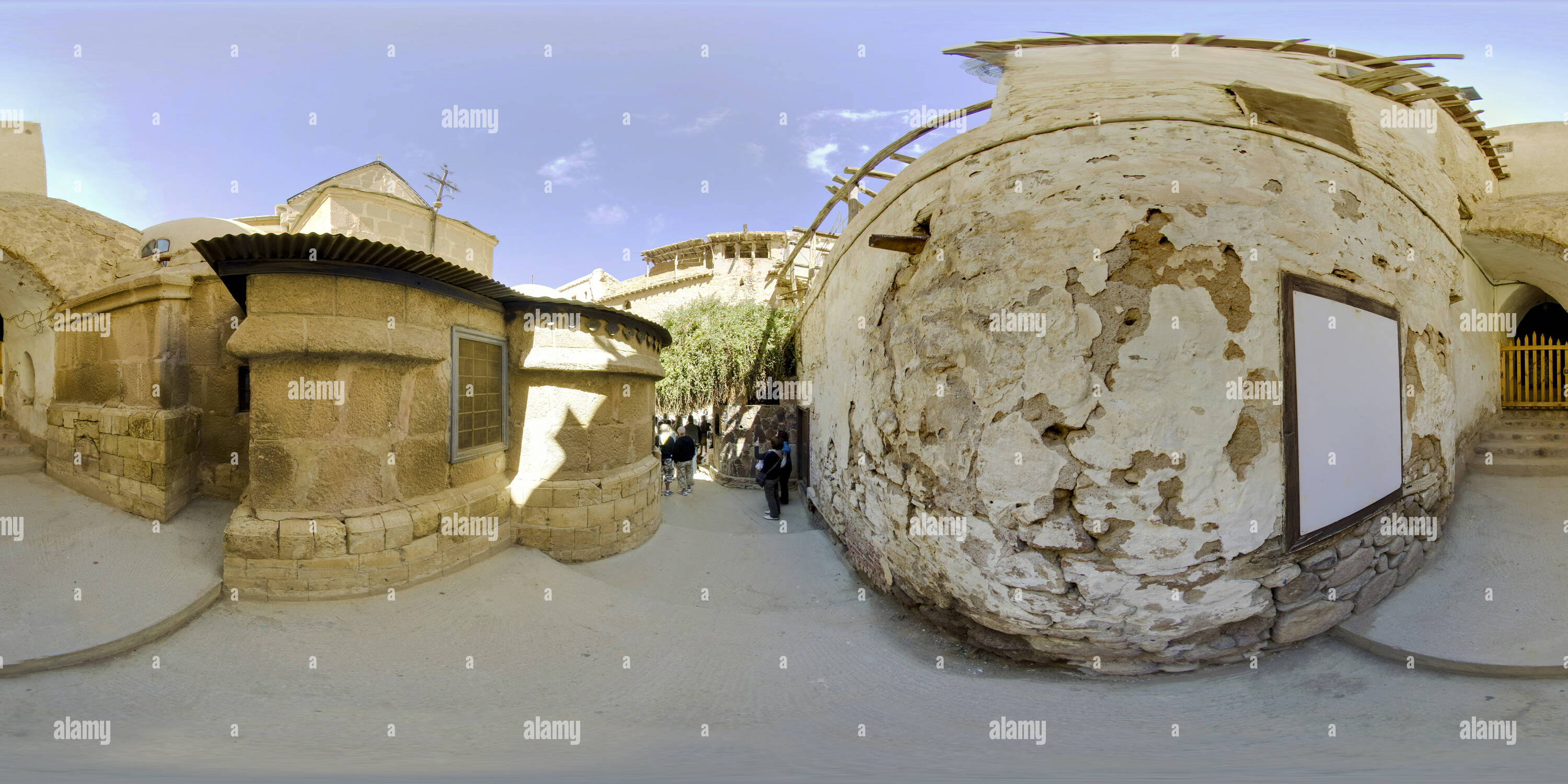 360 Grad Panorama Ansicht von Der brennende Busch in St. Katherine's Kloster, Sinai