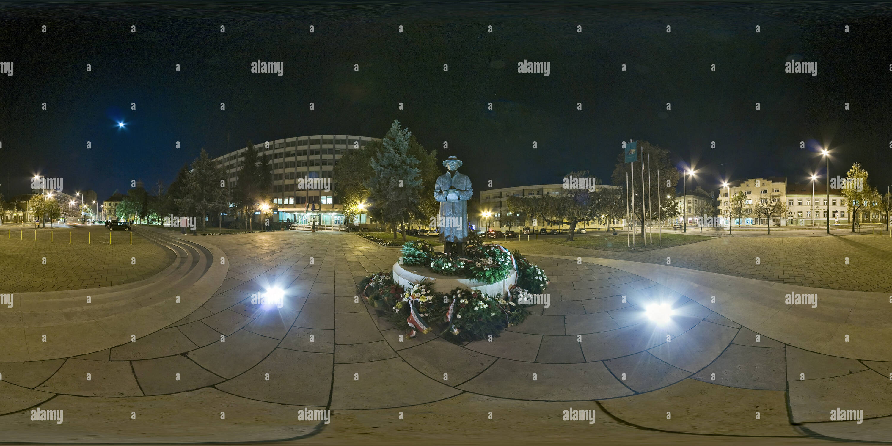 360 Grad Panorama Ansicht von Imre Nagy Martyr's ein Premierminister Skulptur