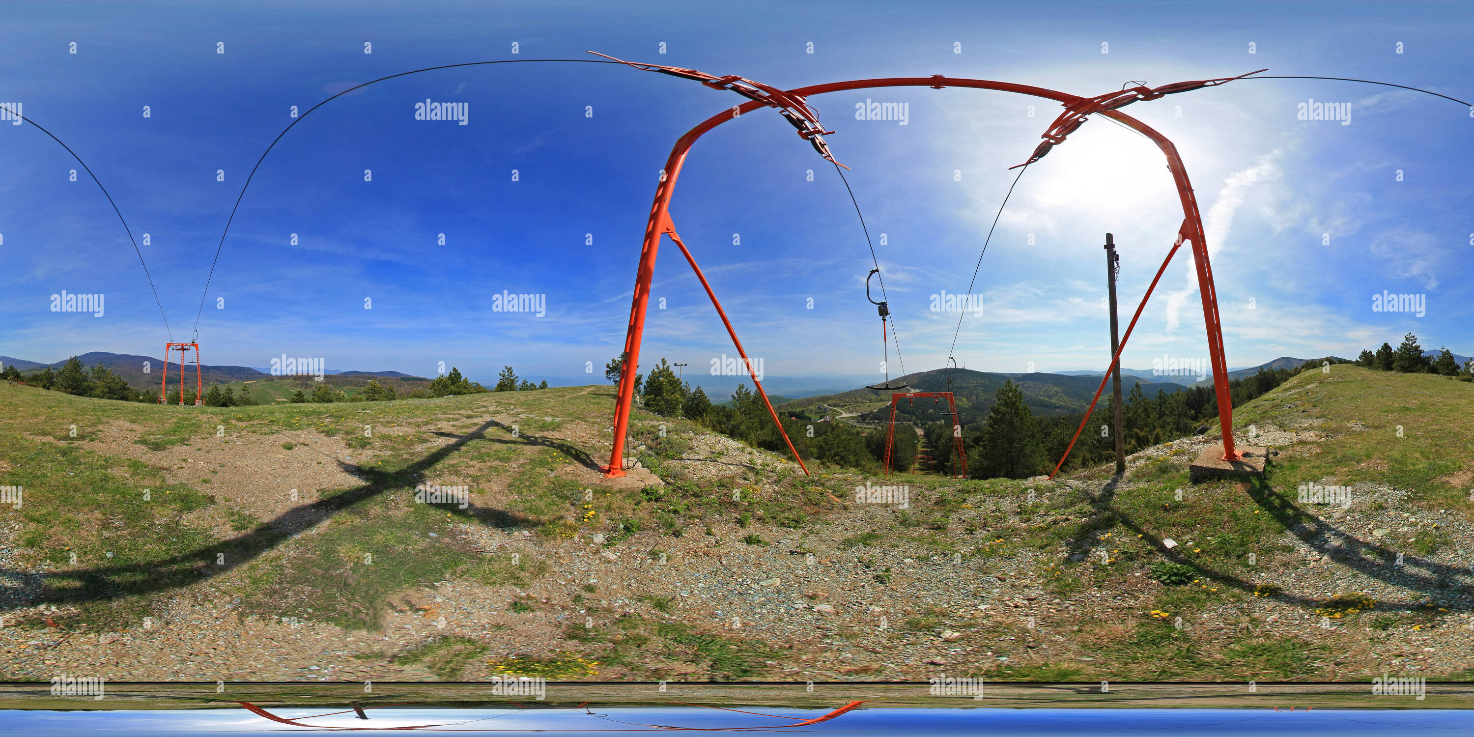 360 Grad Panorama Ansicht von Goc Planina