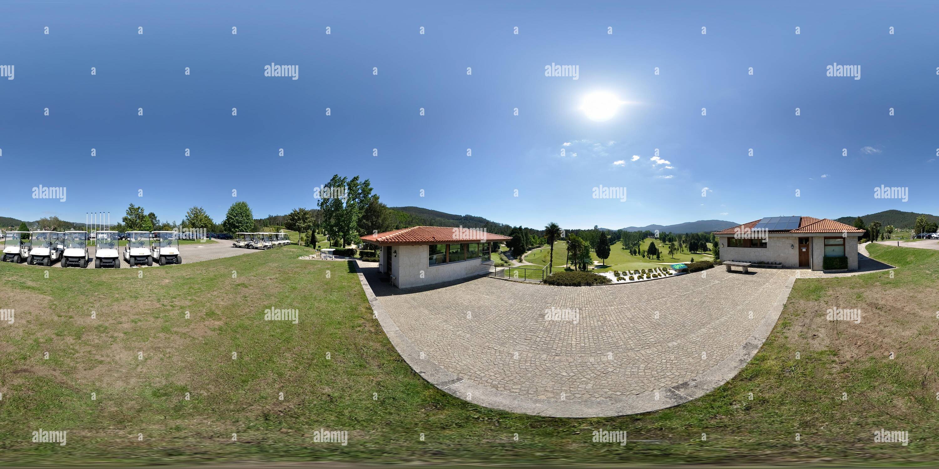 360 Grad Panorama Ansicht von Cae-Golf del Balneario de Mondariz