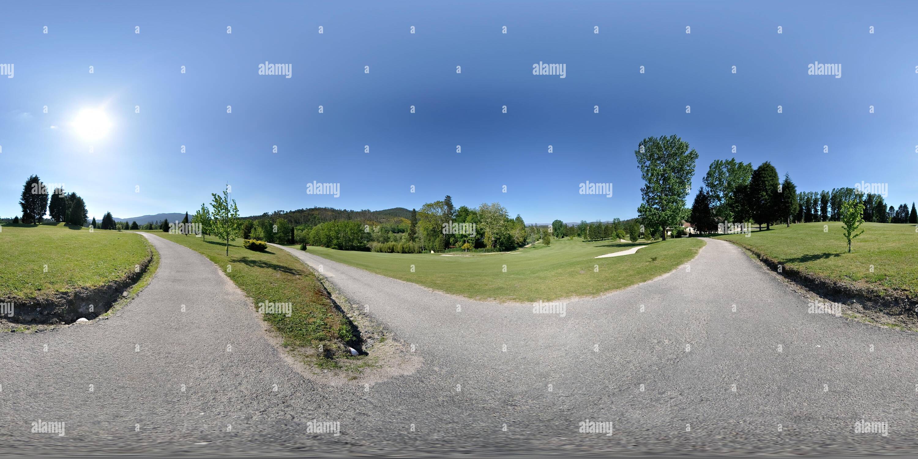 360 Grad Panorama Ansicht von Cae-Golf del Balneario de Mondariz