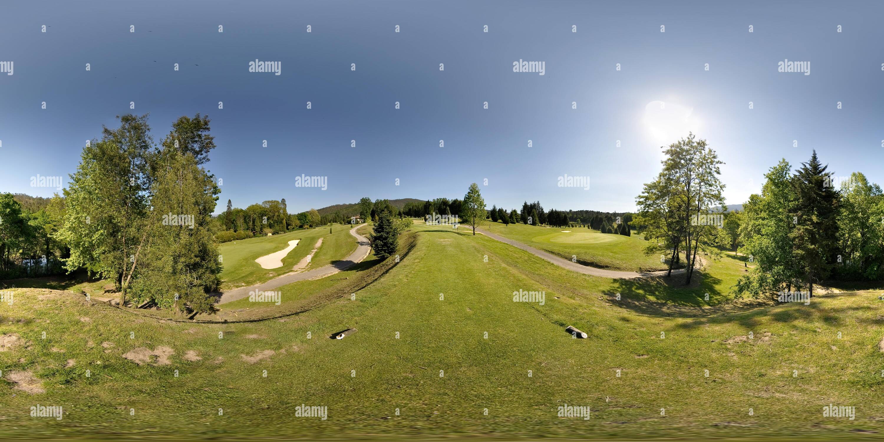 360 Grad Panorama Ansicht von Cae-Golf del Balneario de Mondariz