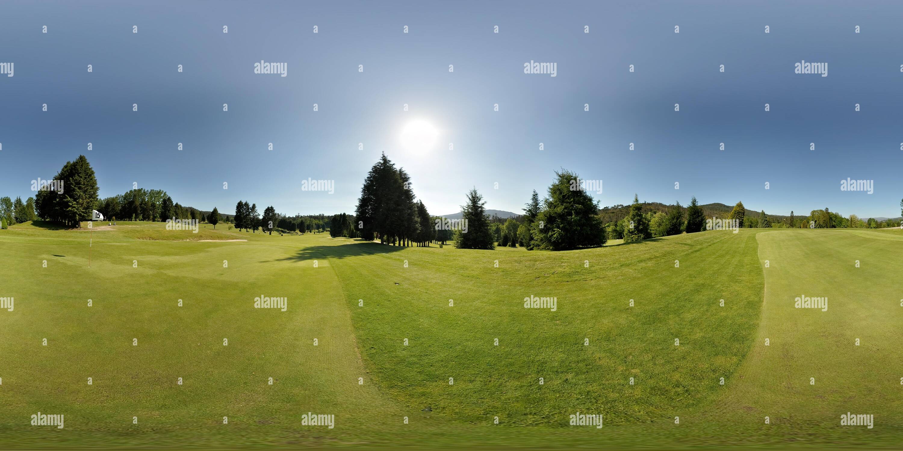 360 Grad Panorama Ansicht von Cae-Golf del Balneario de Mondariz