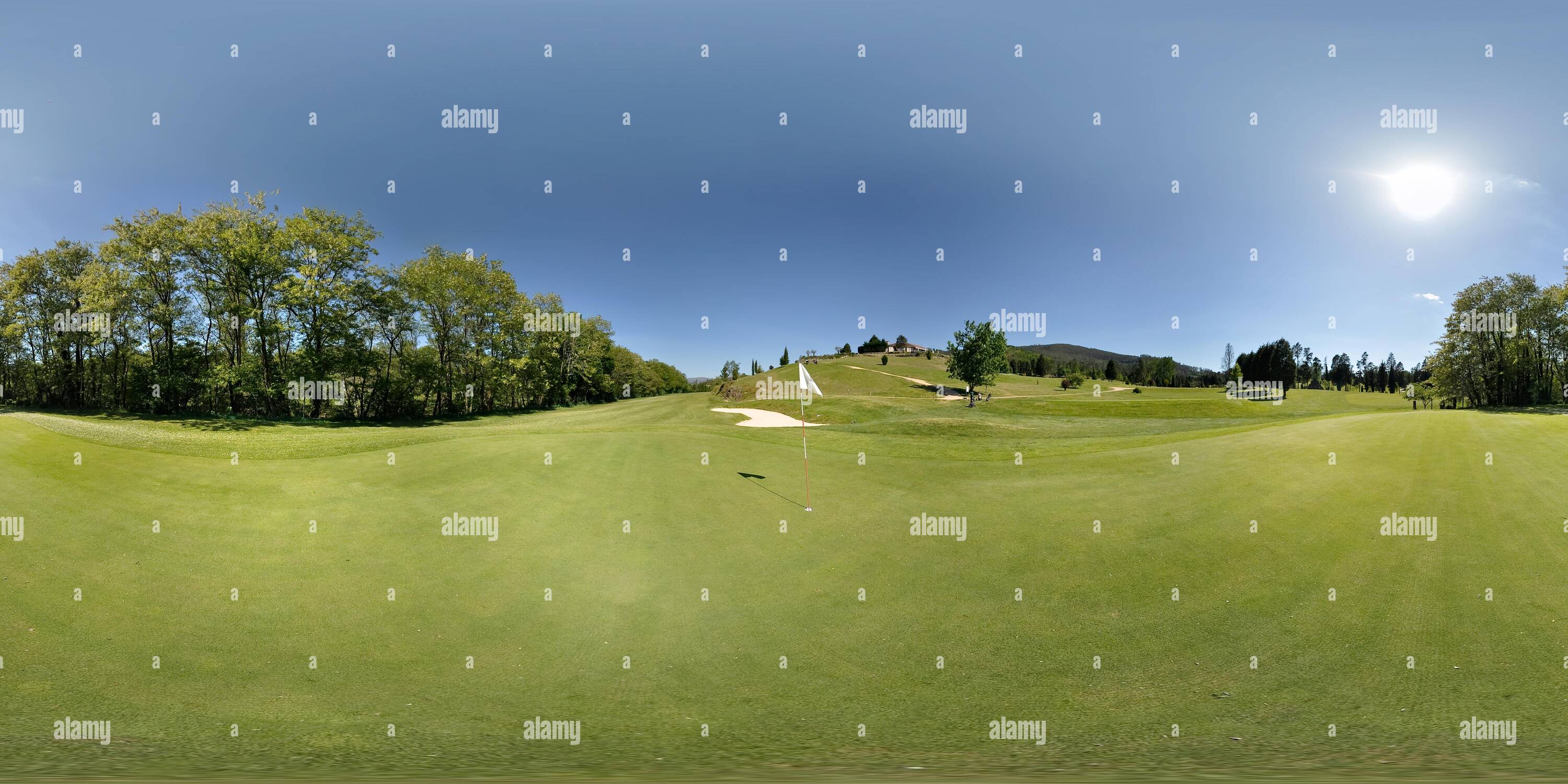360 Grad Panorama Ansicht von Cae-Golf del Balneario de Mondariz
