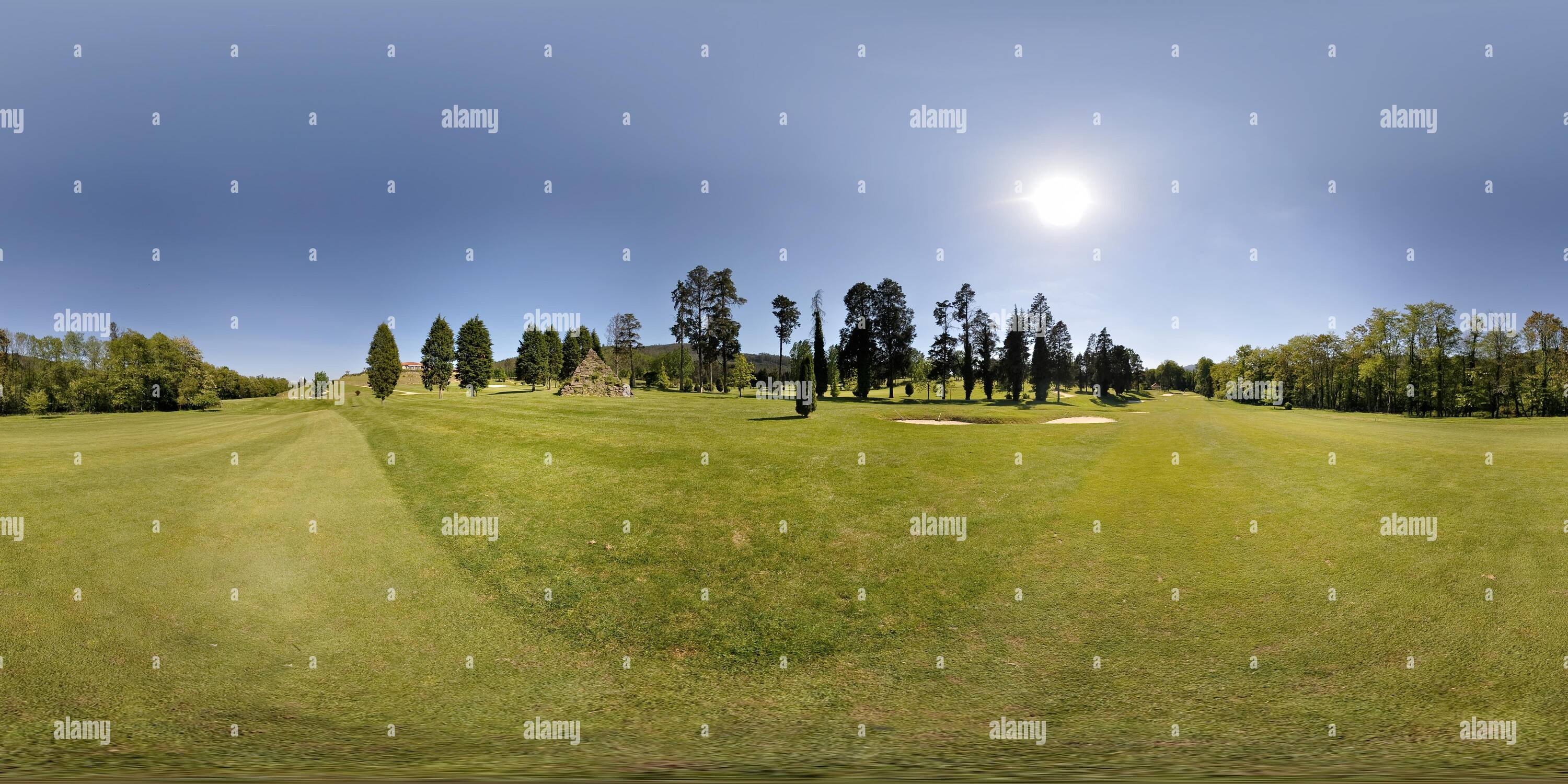 360 Grad Panorama Ansicht von Cae-Golf del Balneario de Mondariz