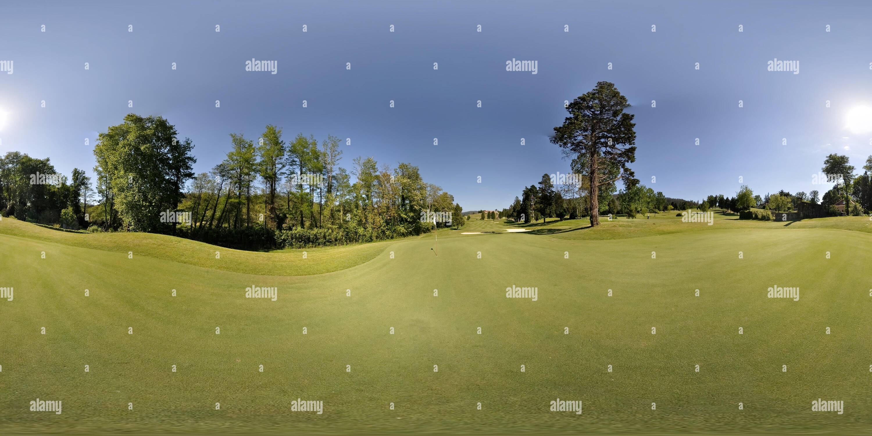 360 Grad Panorama Ansicht von Cae-Golf del Balneario de Mondariz