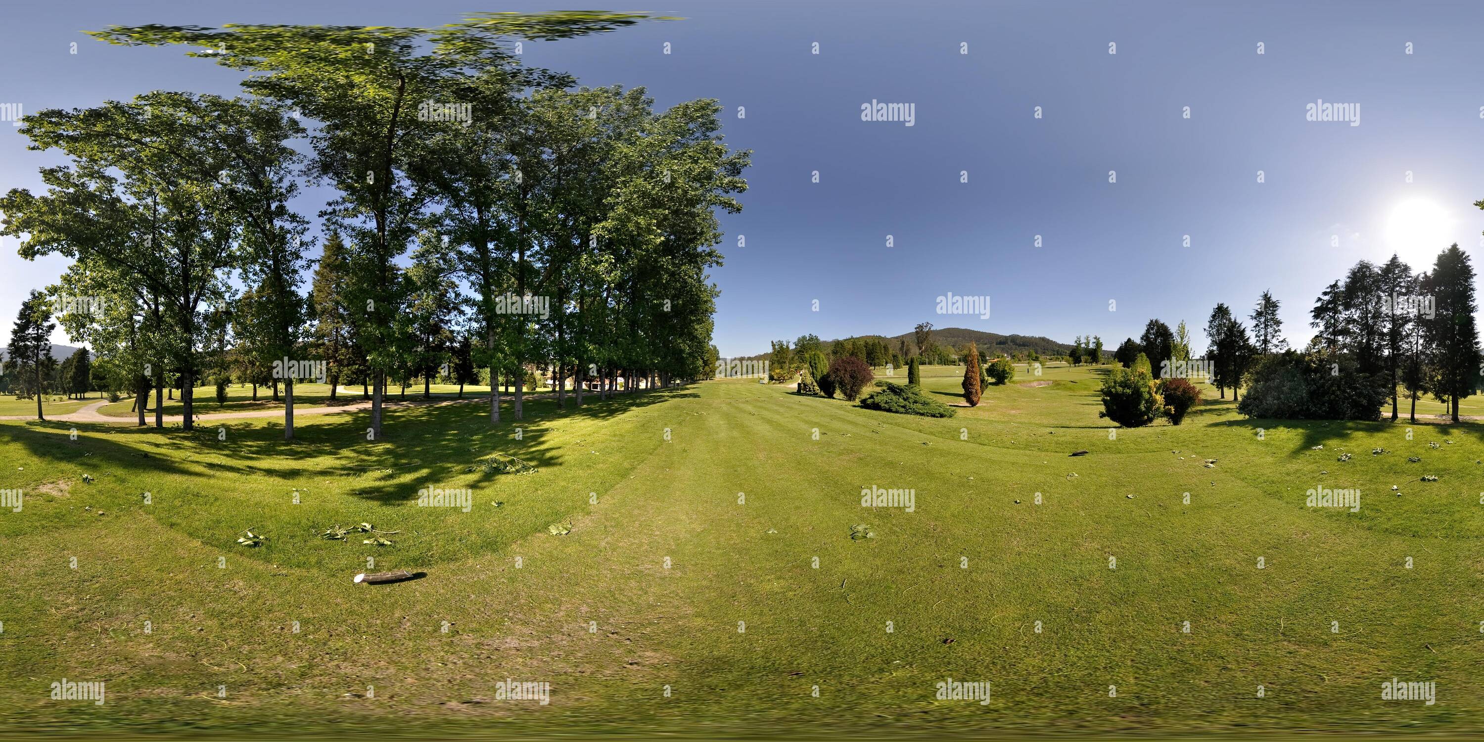 360 Grad Panorama Ansicht von Cae-Golf del Balneario de Mondariz