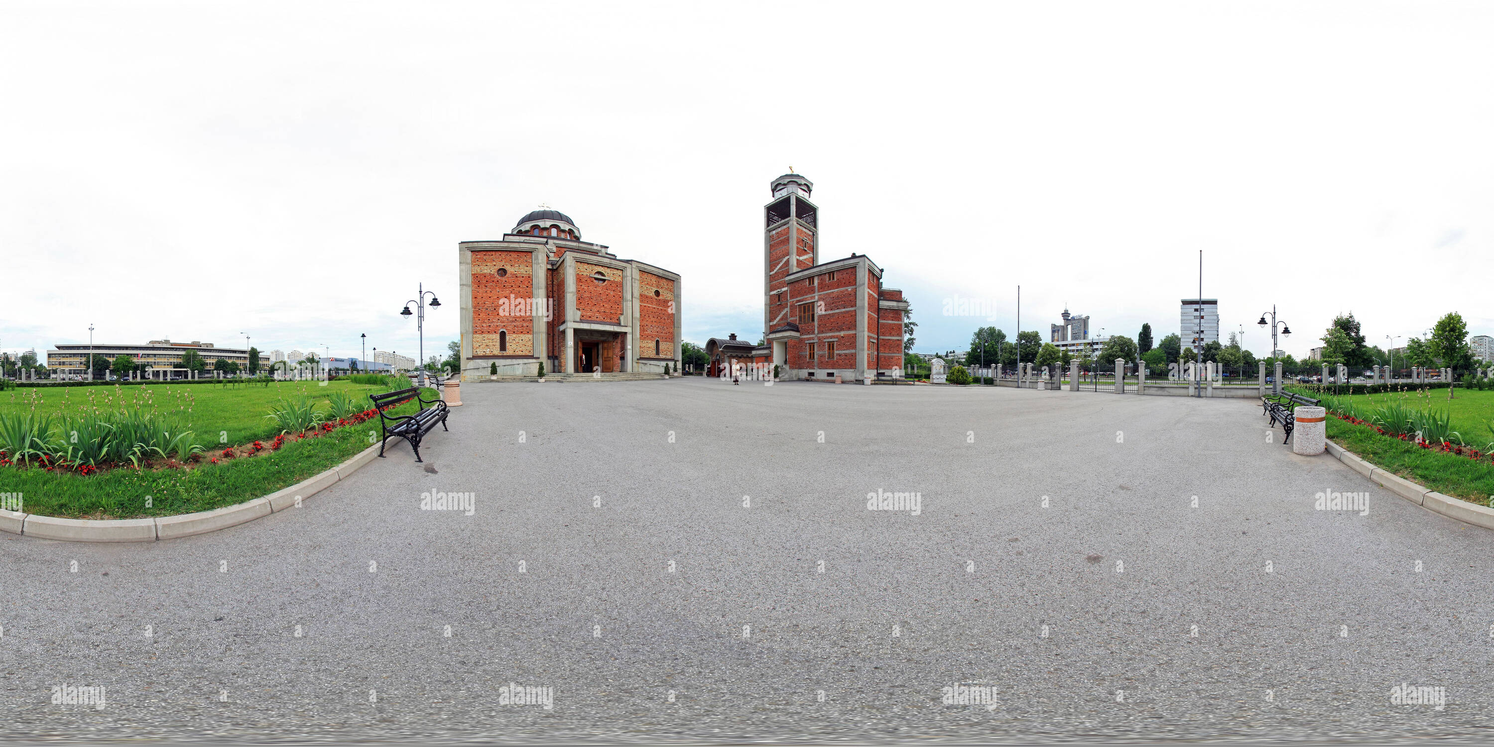 360 Grad Panorama Ansicht von Crkva Sv Dimitrija