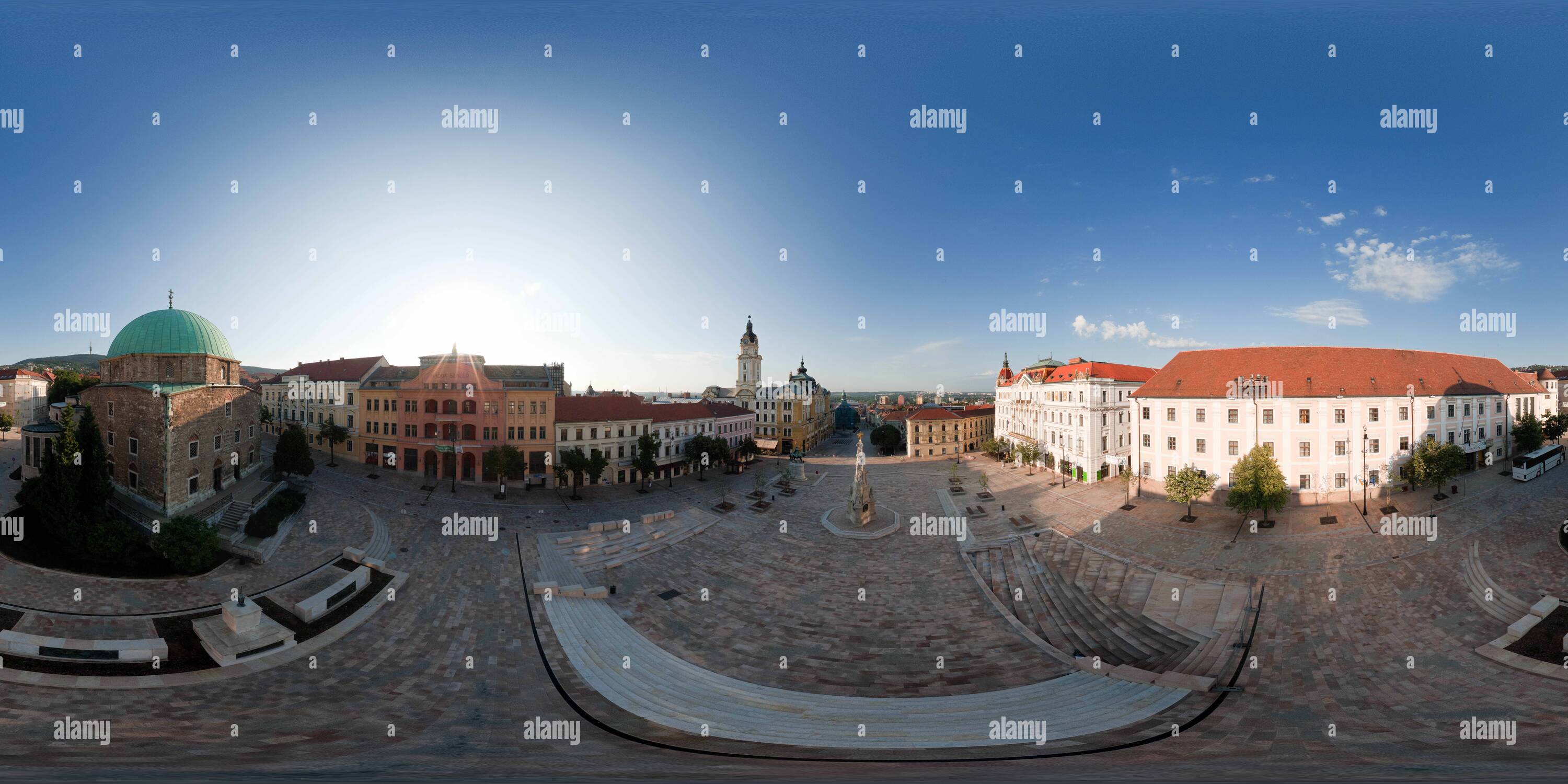 360 Grad Panorama Ansicht von Szechenyi Istvan ter