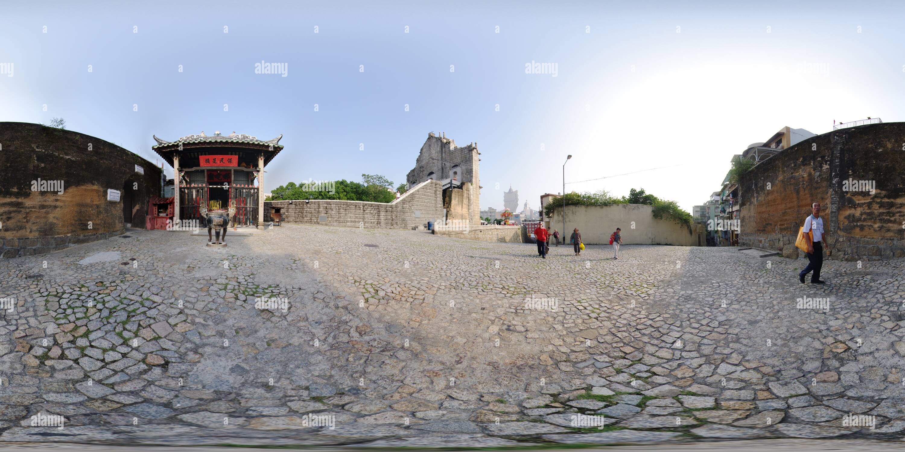 360 Grad Panorama Ansicht von Na Tcha Tempel