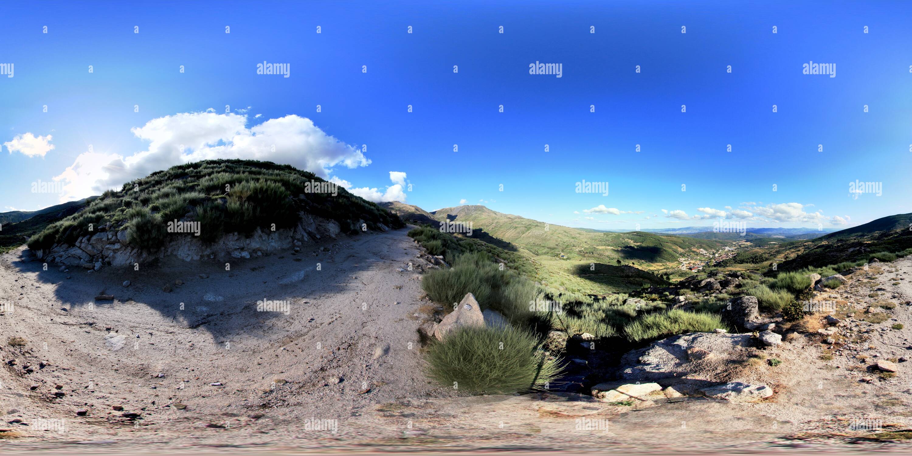 360 °Ansicht auf Vale GlaciarUnhais da Serra Serra da Estrela Alamy