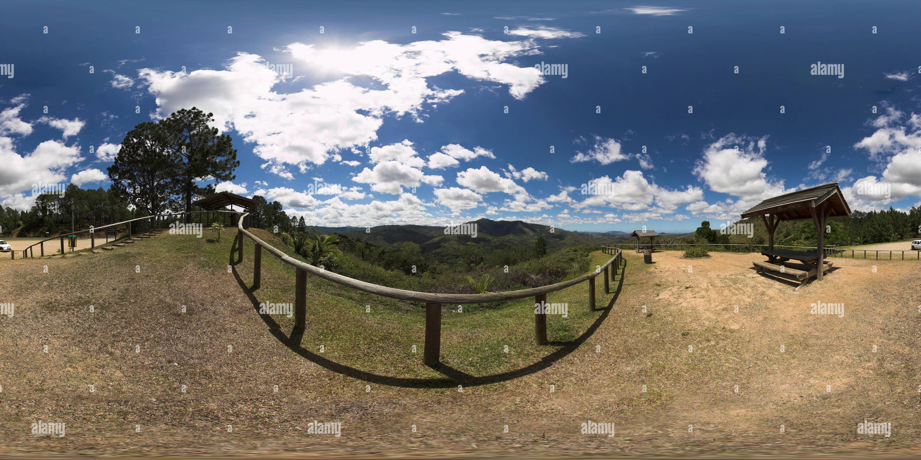 360 Grad Panorama Ansicht von Fly Drive Neukaledonien