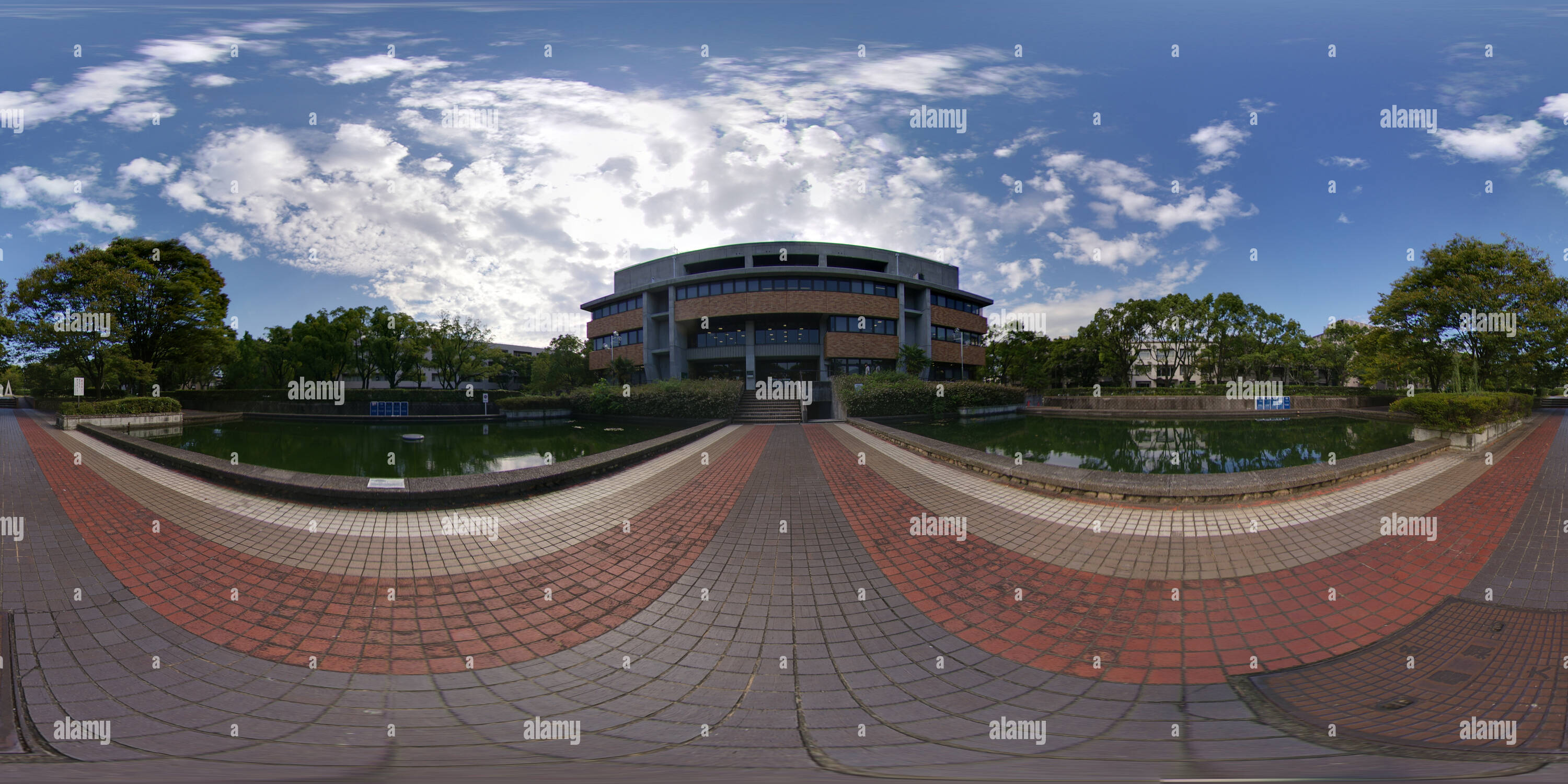 360 Grad Panorama Ansicht von Der Nagoya University Library