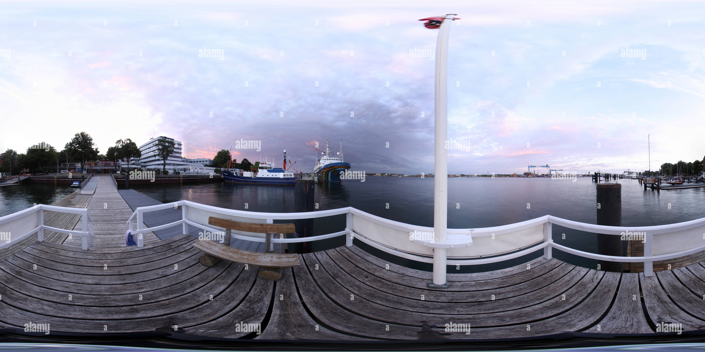 360 Grad Panorama Ansicht von Kiel IFM-Geomar 2