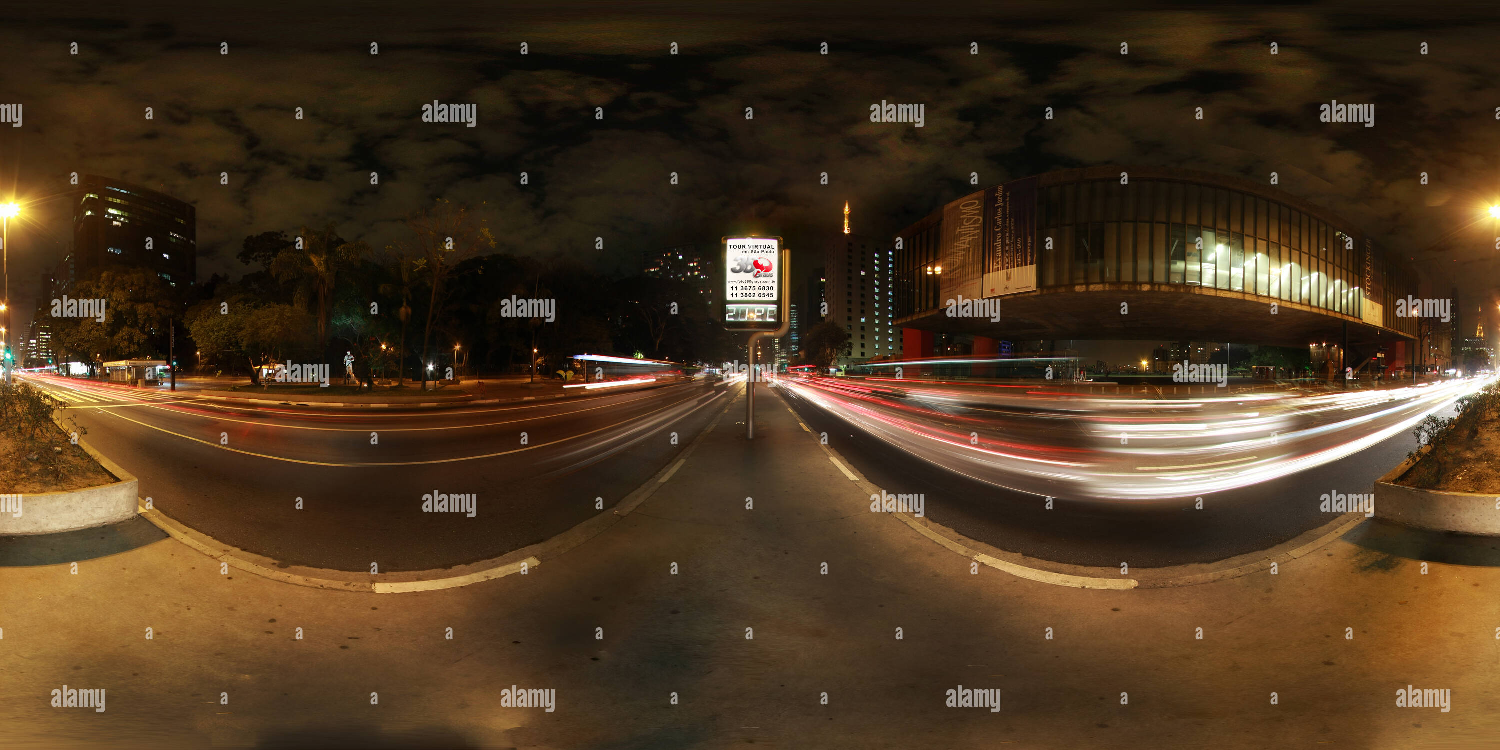 360 Grad Panorama Ansicht von Avenida Paulista 5 Masp Sp Foto 360 Graus