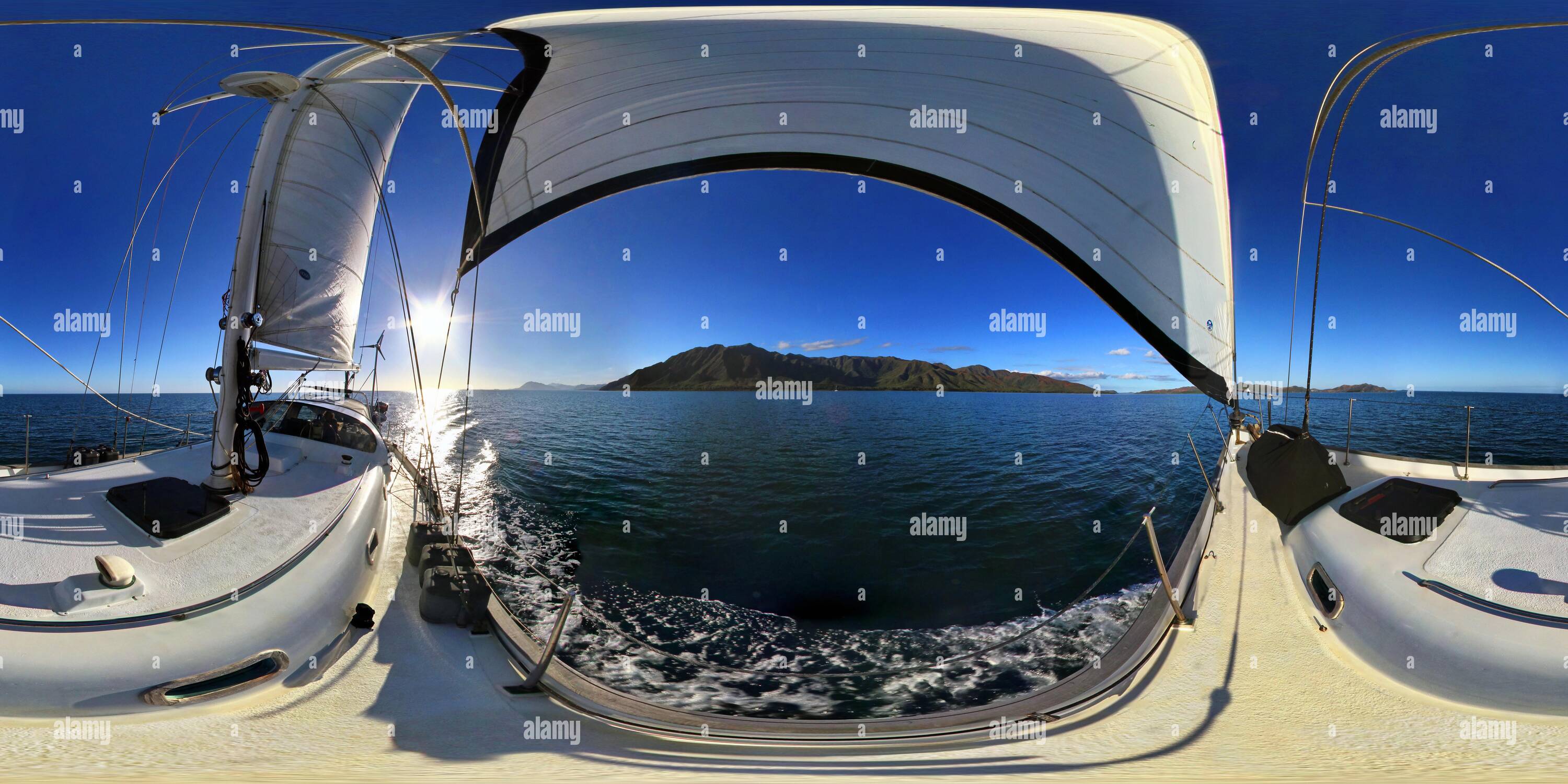 360 Grad Panorama Ansicht von Neukaledonien Kreuzfahrt