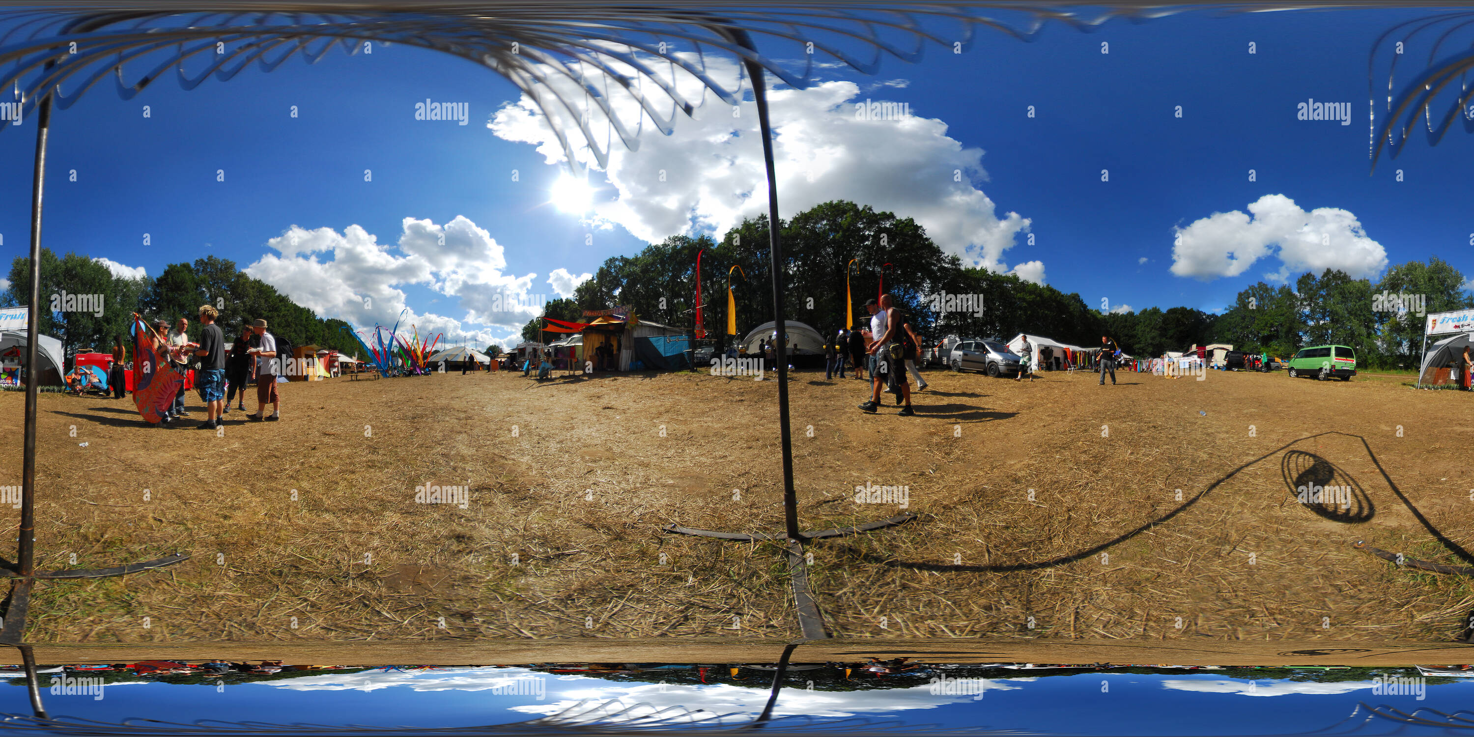 360 Grad Panorama Ansicht von Indian Spirit Goa Trance Festival 2010 - 5.