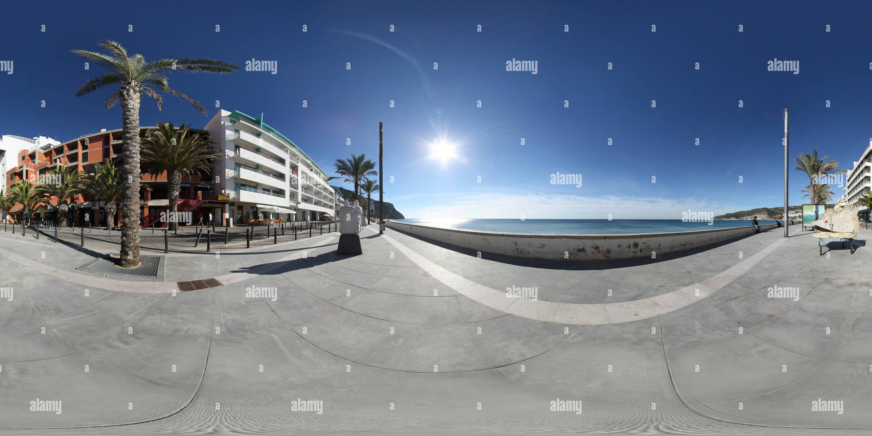 360 Grad Panorama Ansicht von Sesimbra