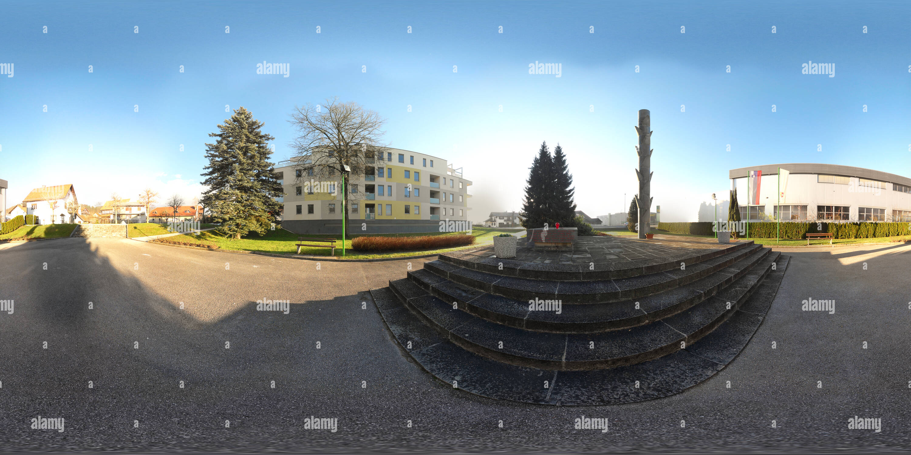 360 Grad Panorama Ansicht von Vojnik Spomenik 2