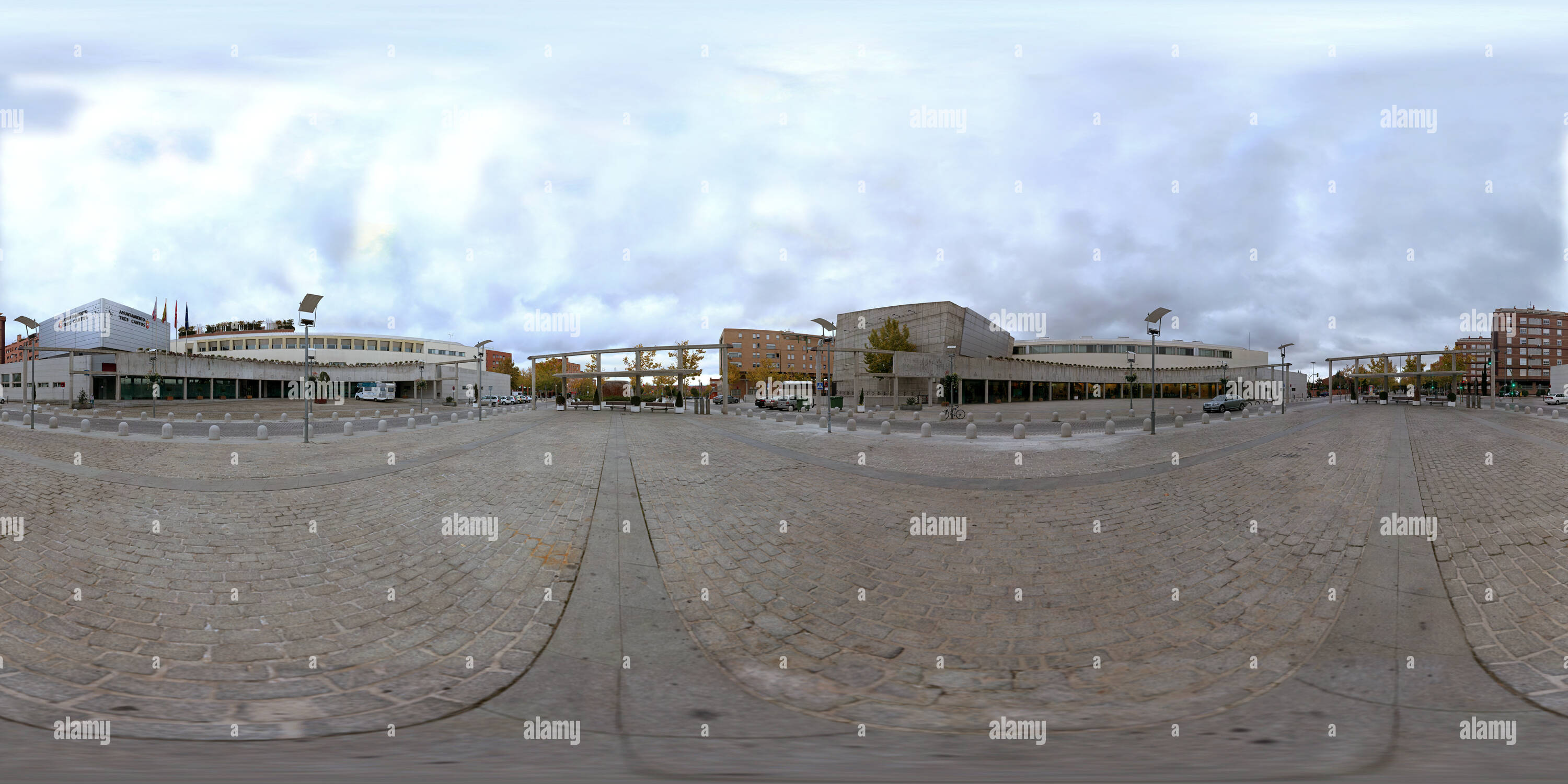 360 Grad Panorama Ansicht von Ort Tres Cantos