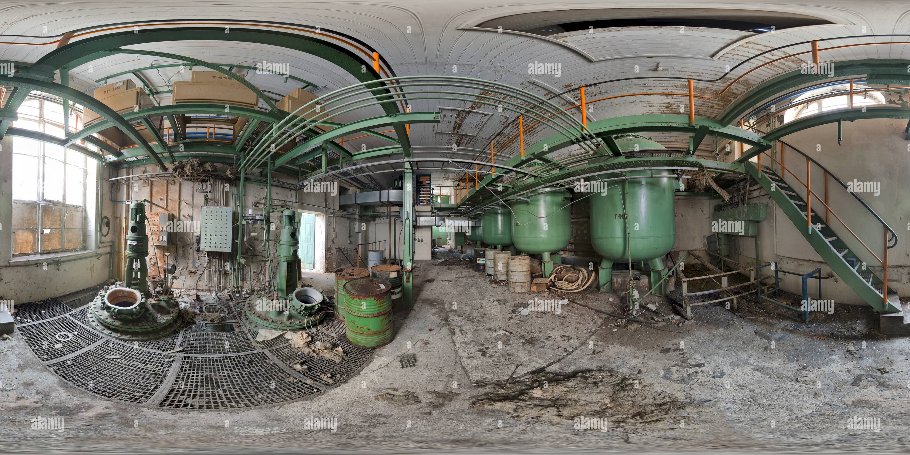 360 Grad Panorama Ansicht von Reactorroom