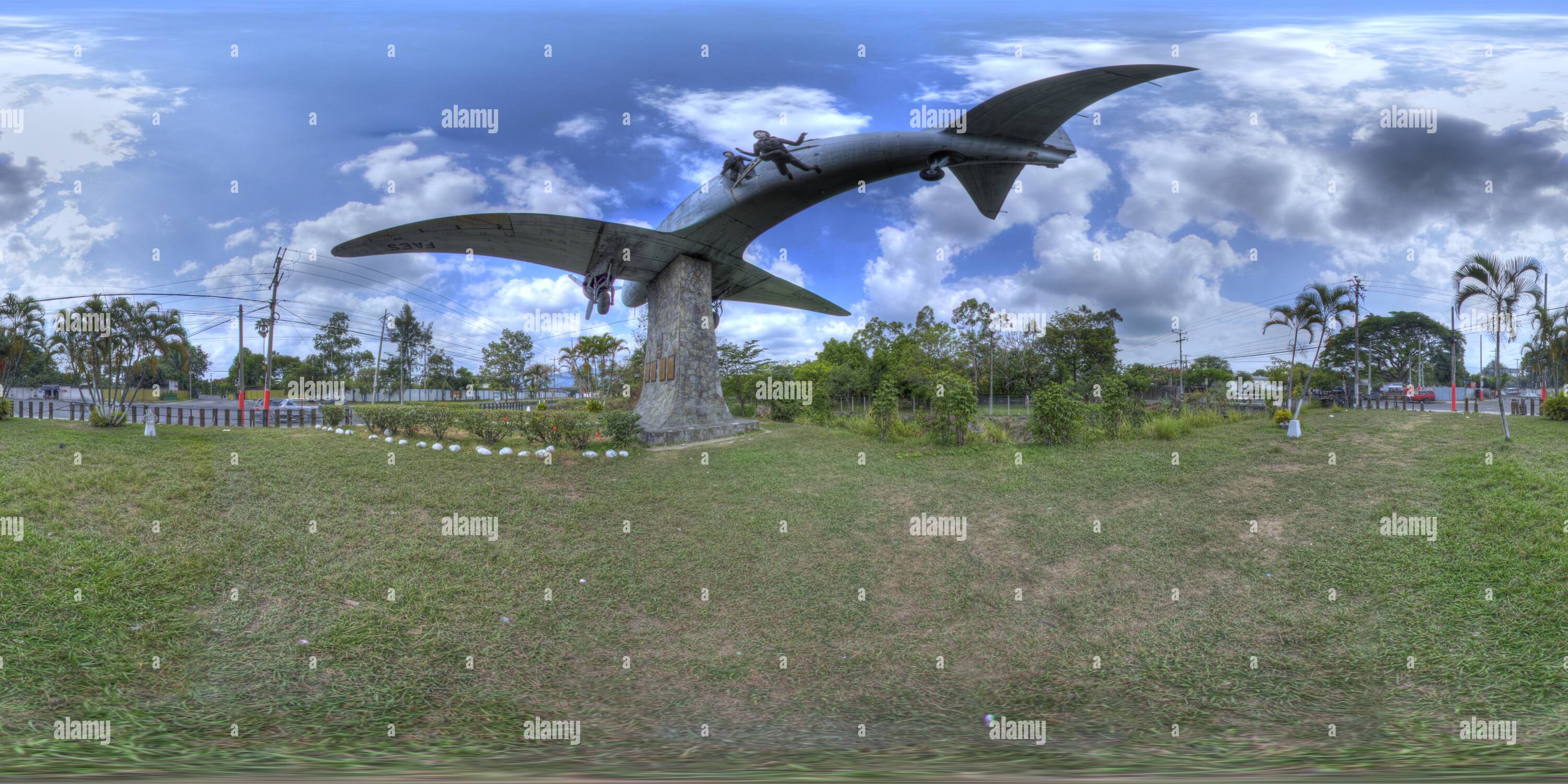 360 Grad Panorama Ansicht von Avion Boulevard El Ejercito