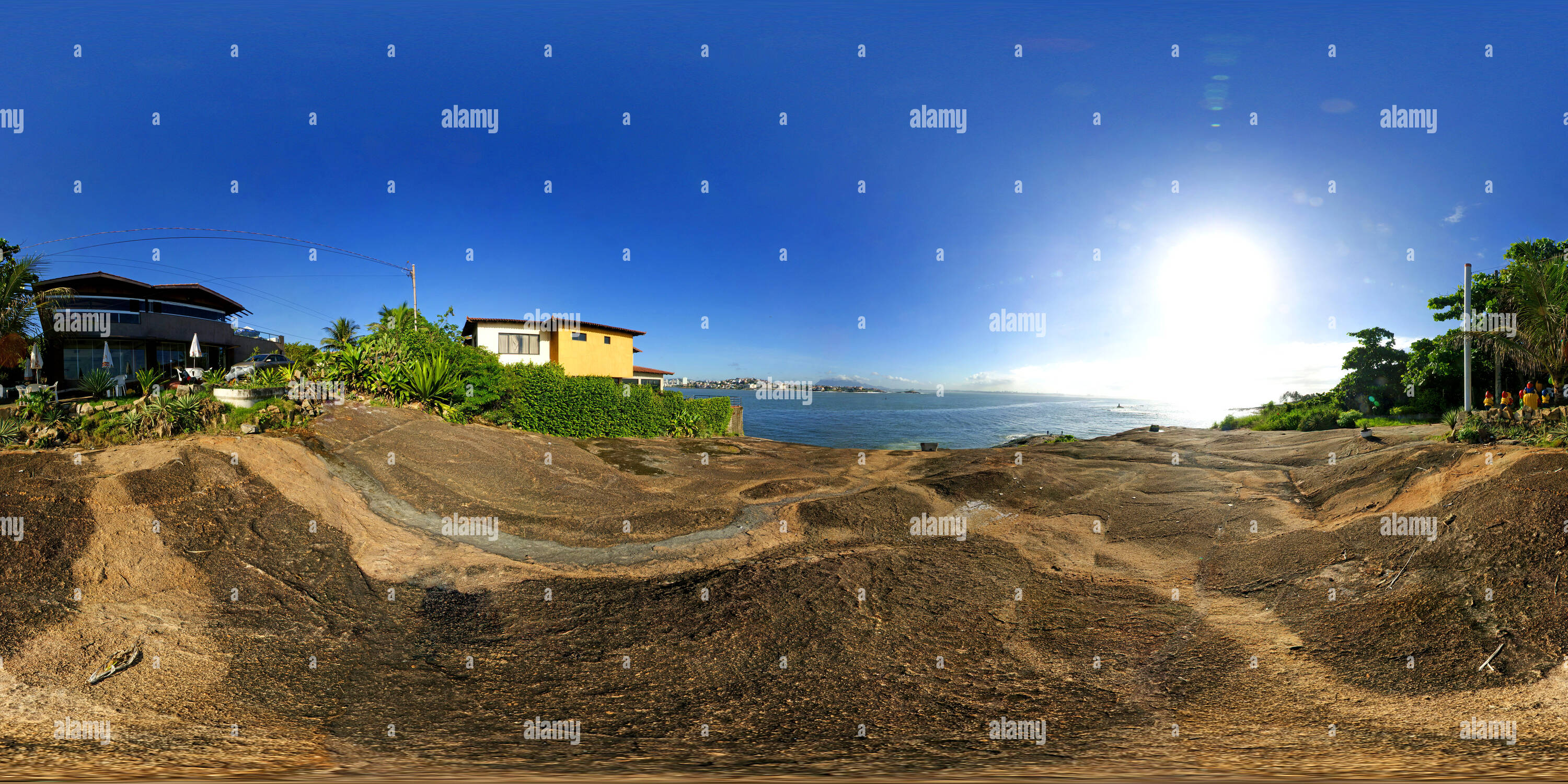 360 Grad Panorama Ansicht von Vista da Pousada do Farol em Vila Velha ES