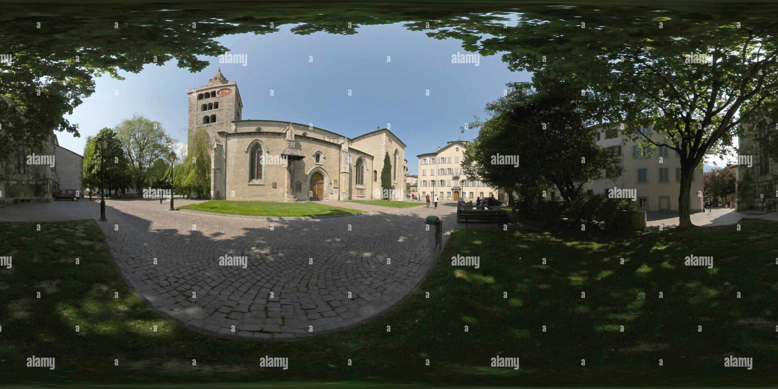 360 Grad Panorama Ansicht von Sion Kathedrale