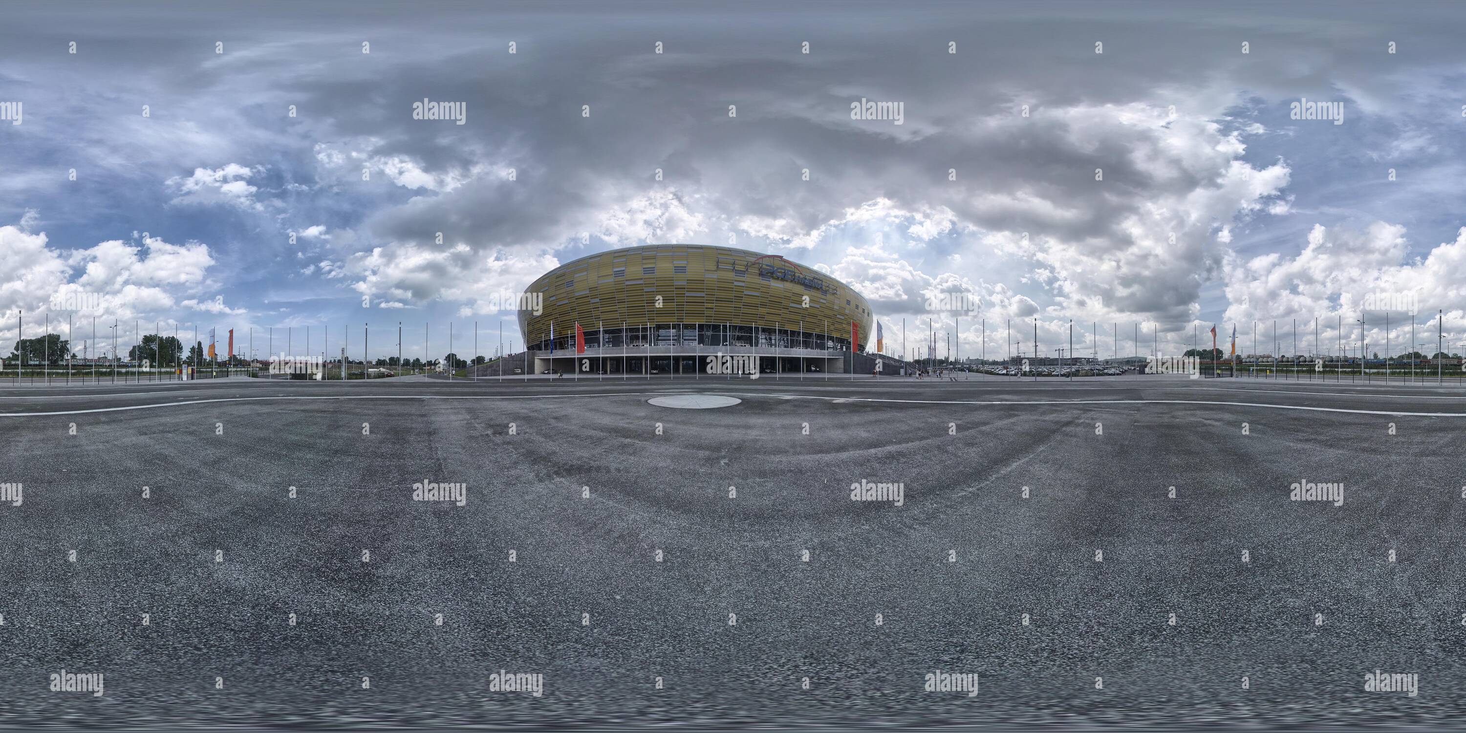 360 Grad Panorama Ansicht von Sferano 064. Baltic Arena