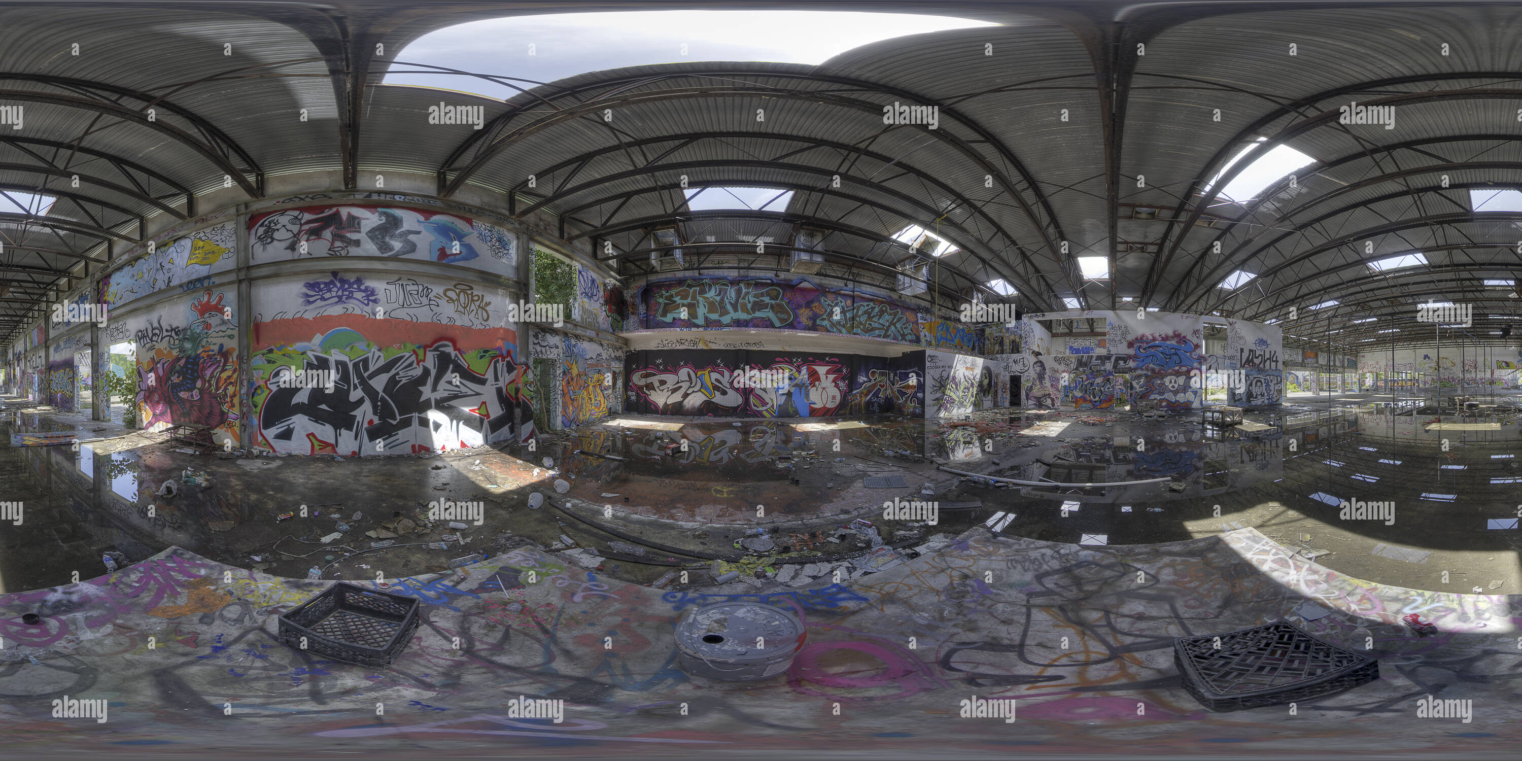 360 Grad Panorama Ansicht von Wynwood III