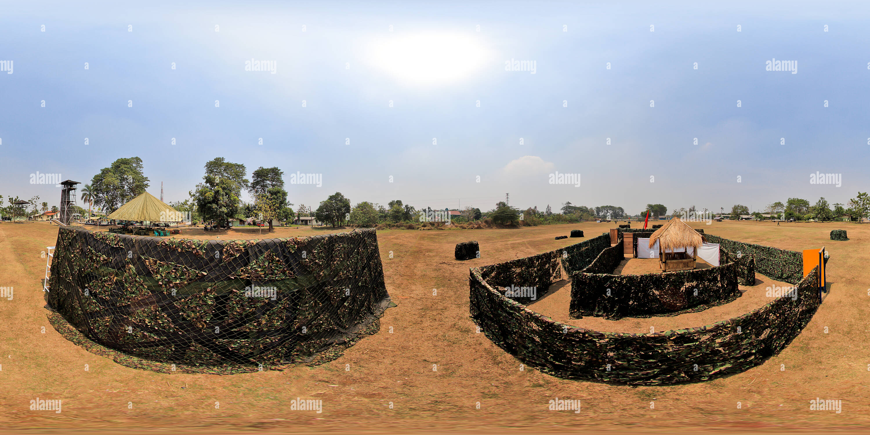 360 Grad Panorama Ansicht von IdP Foto Hunt-Simulation Bereich