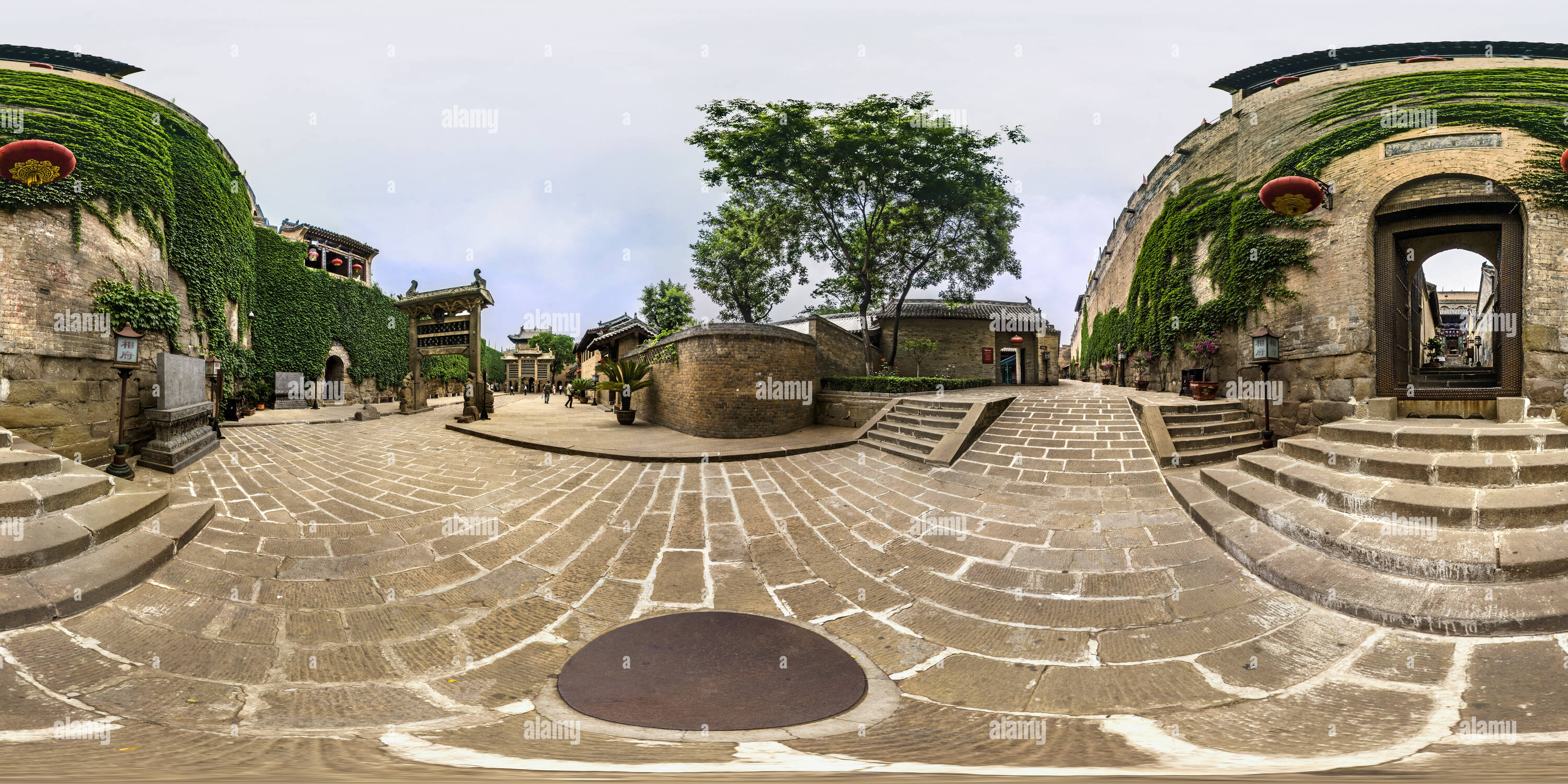 360 Grad Panorama Ansicht von Shanxi jincheng Royal Prime Minister's Palace 1 - die alte orientalische Schloss