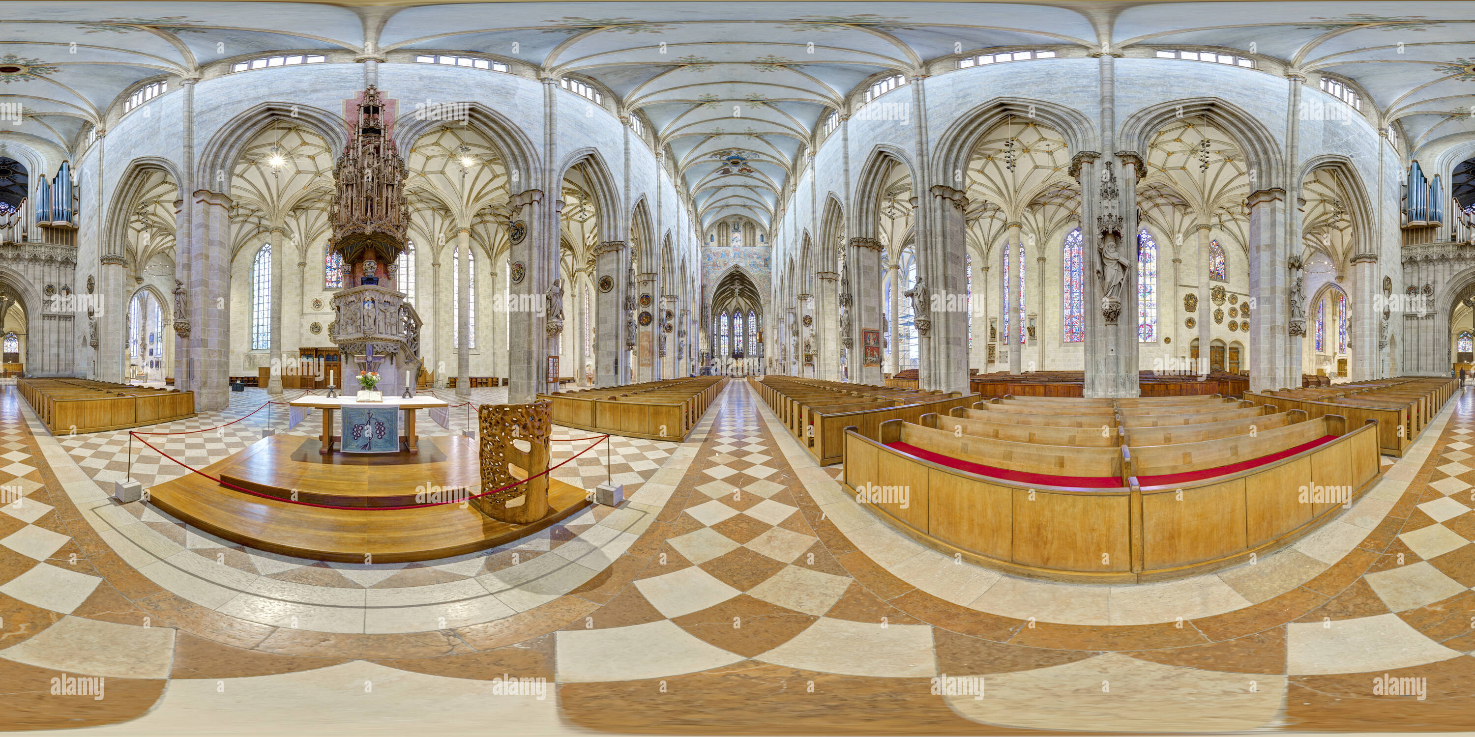 360 Grad Panorama Ansicht von Ulm, Münster