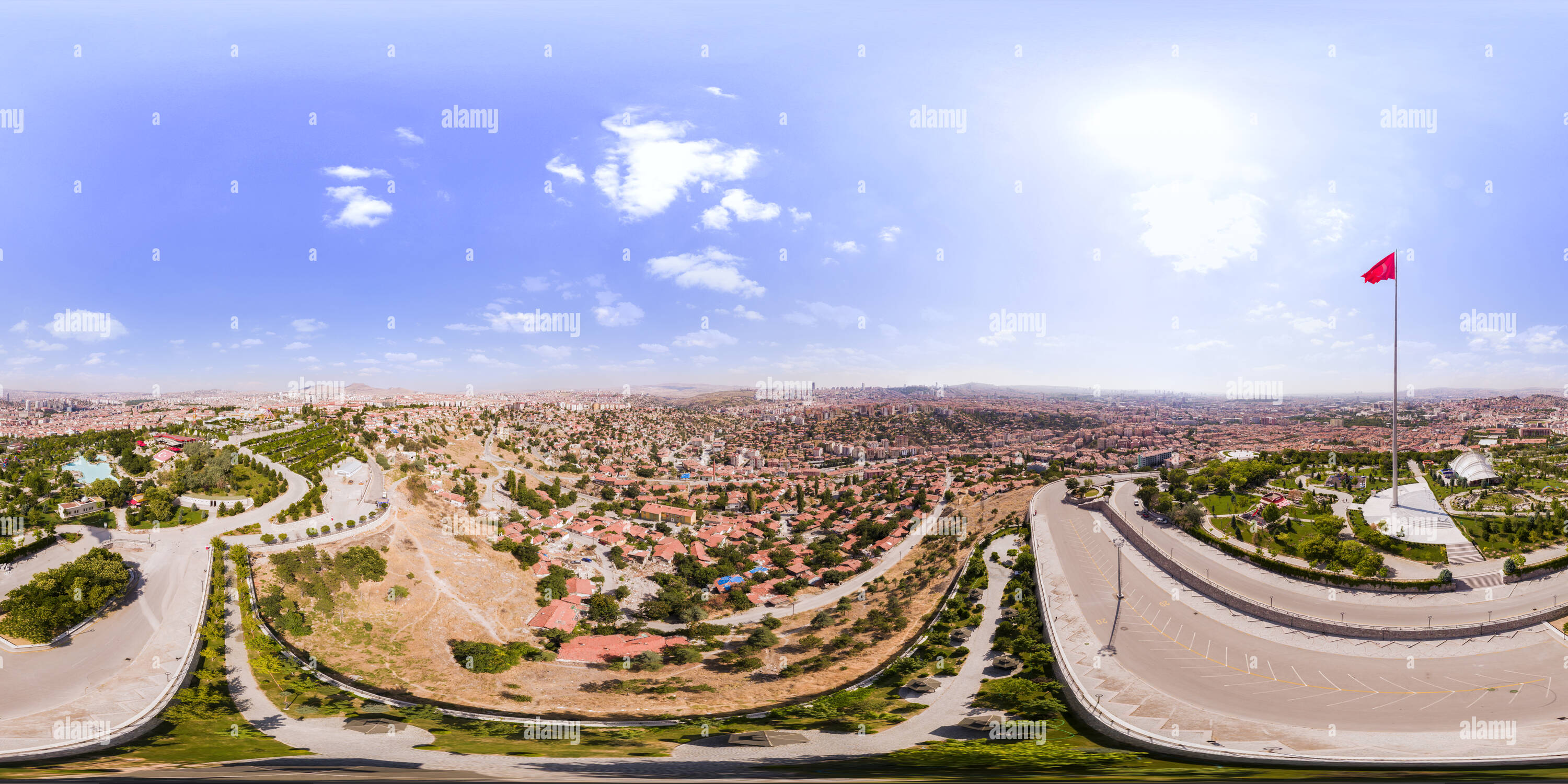 360 Grad Panorama Ansicht von 50 Yil Parki Buyuksehir Belediyesi Ankara 20160804 1540 52