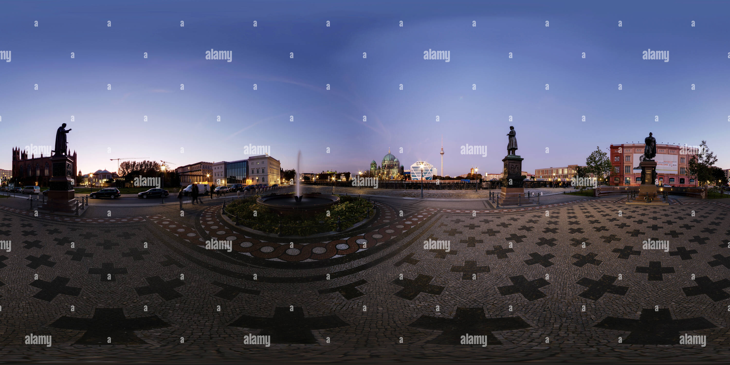 360 Grad Panorama Ansicht von Schinkelplatz Berlin