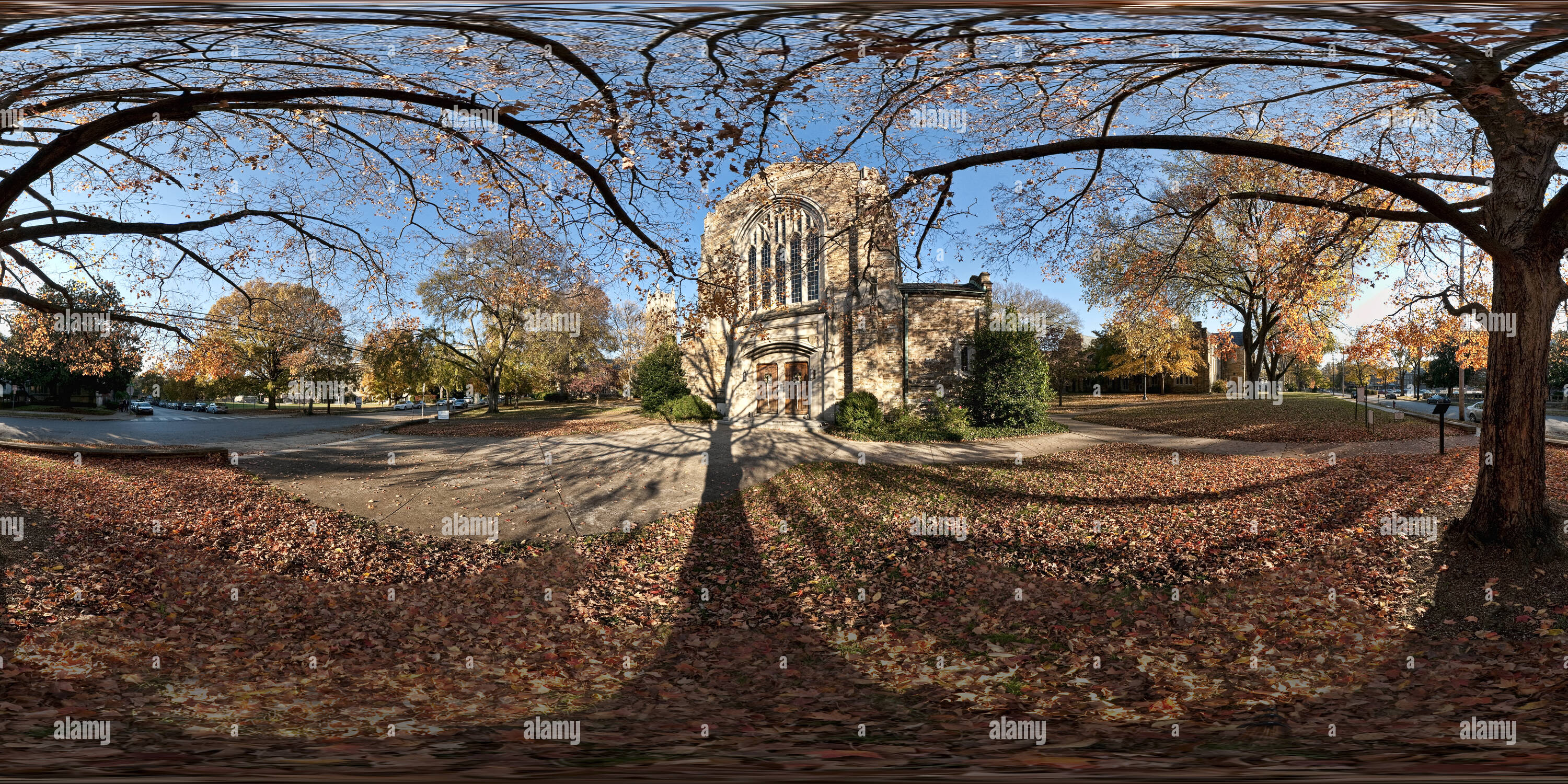 360 Grad Panorama Ansicht von Wightman Kapelle, Scarrit-Bennet Center, Nashville