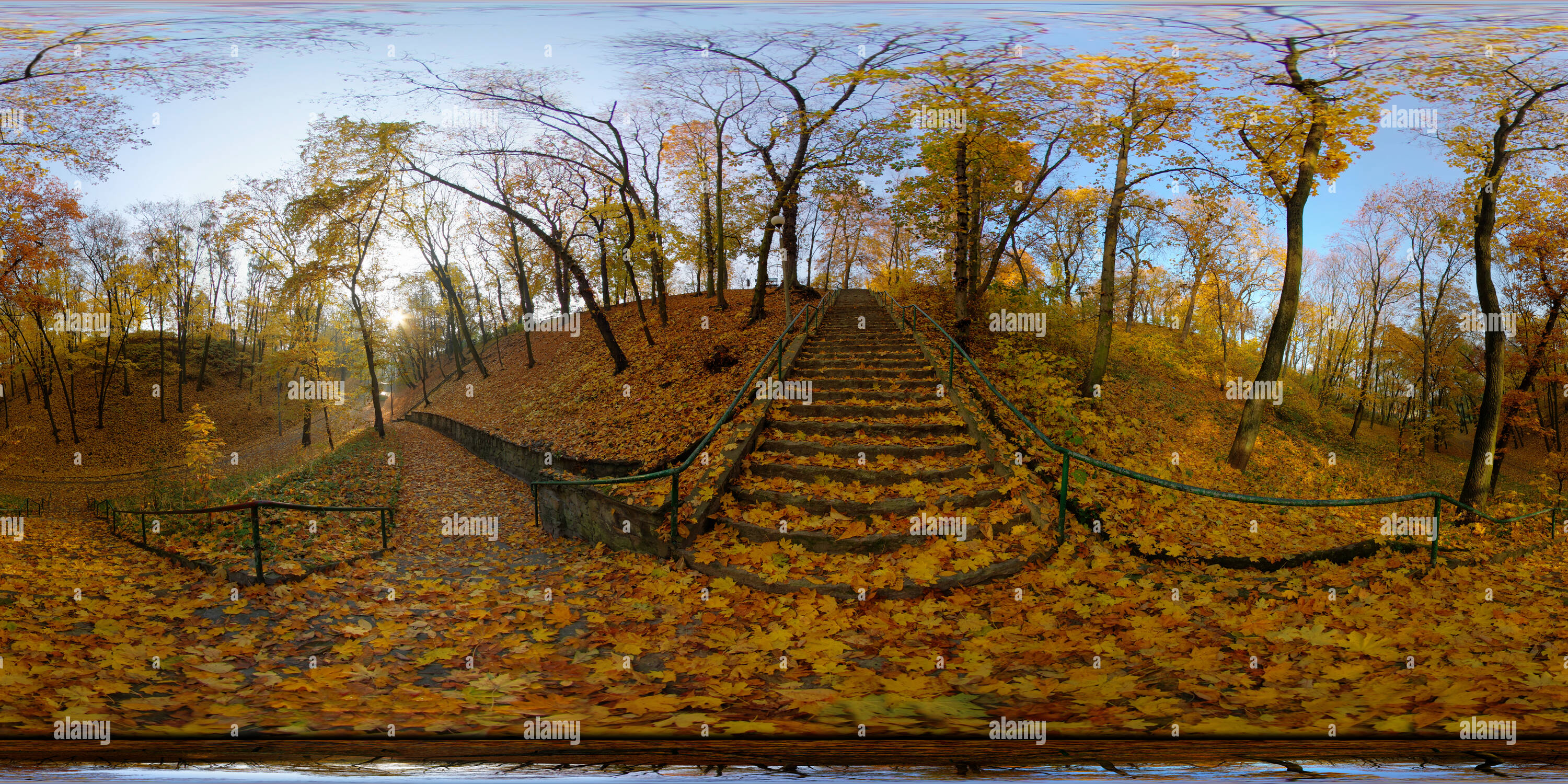 360 Grad Panorama Ansicht von Nowe Planty in Chelmno - ul. Studzienna