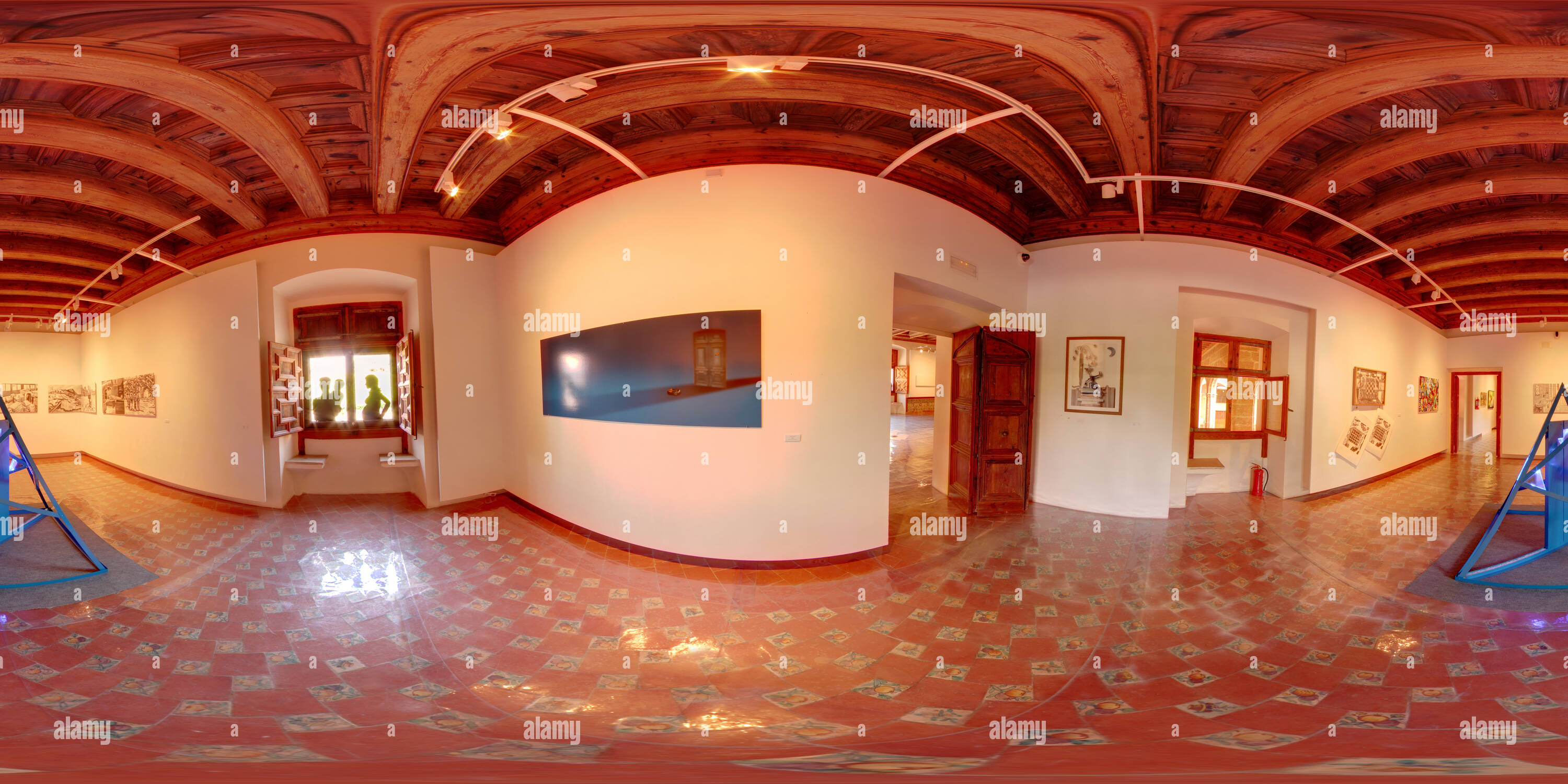 360 Grad Panorama Ansicht von Alaquas Schloss - Sala 7